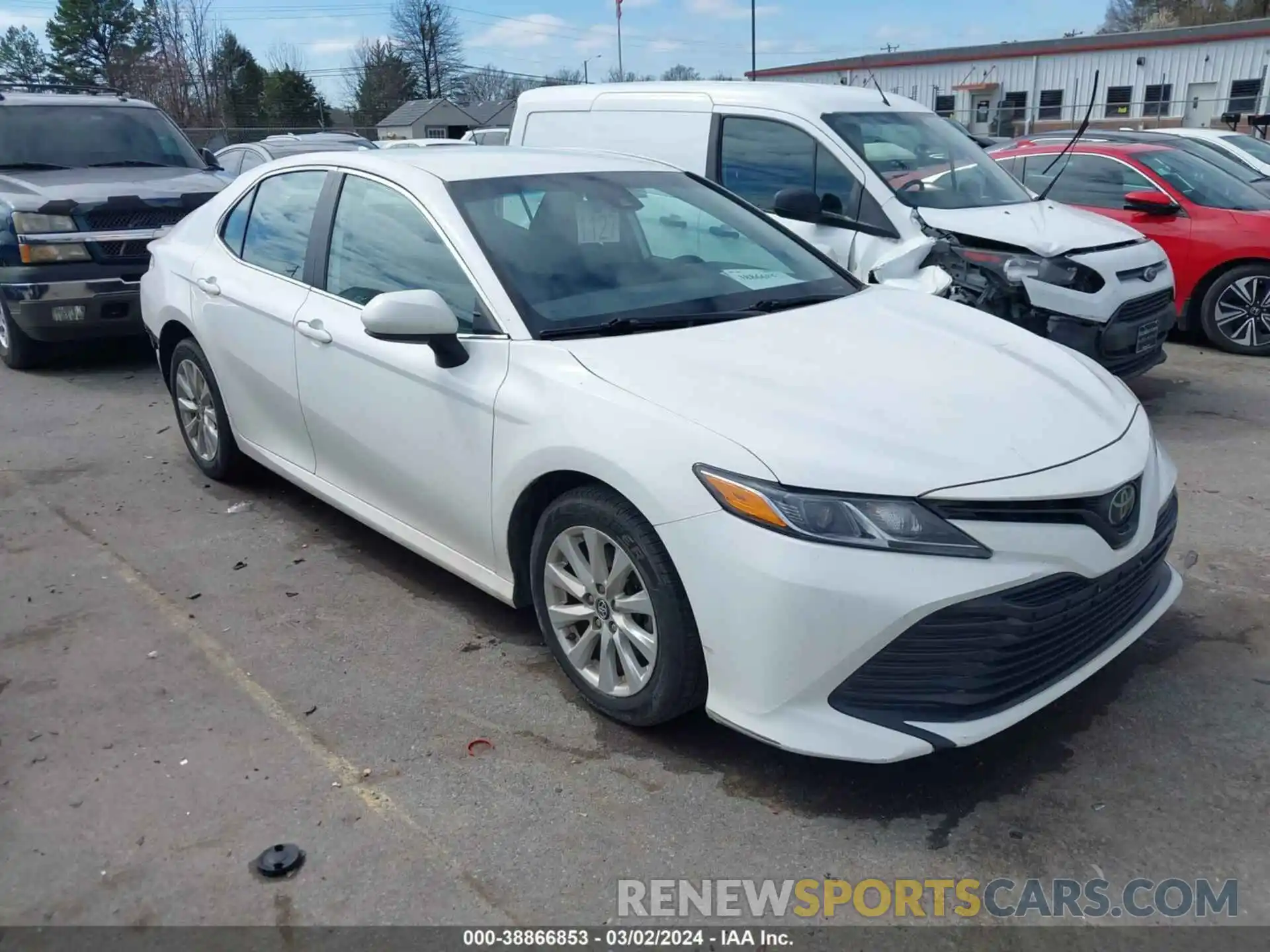 1 Photograph of a damaged car 4T1B11HK9KU785496 TOYOTA CAMRY 2019