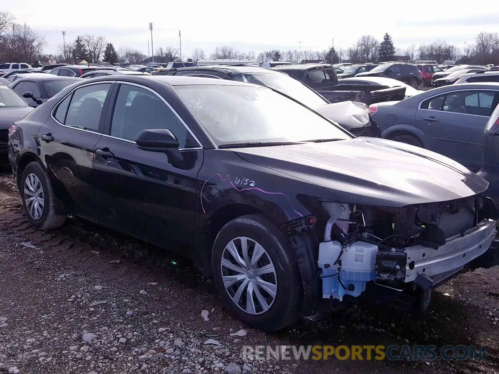 1 Photograph of a damaged car 4T1B11HK9KU788141 TOYOTA CAMRY 2019