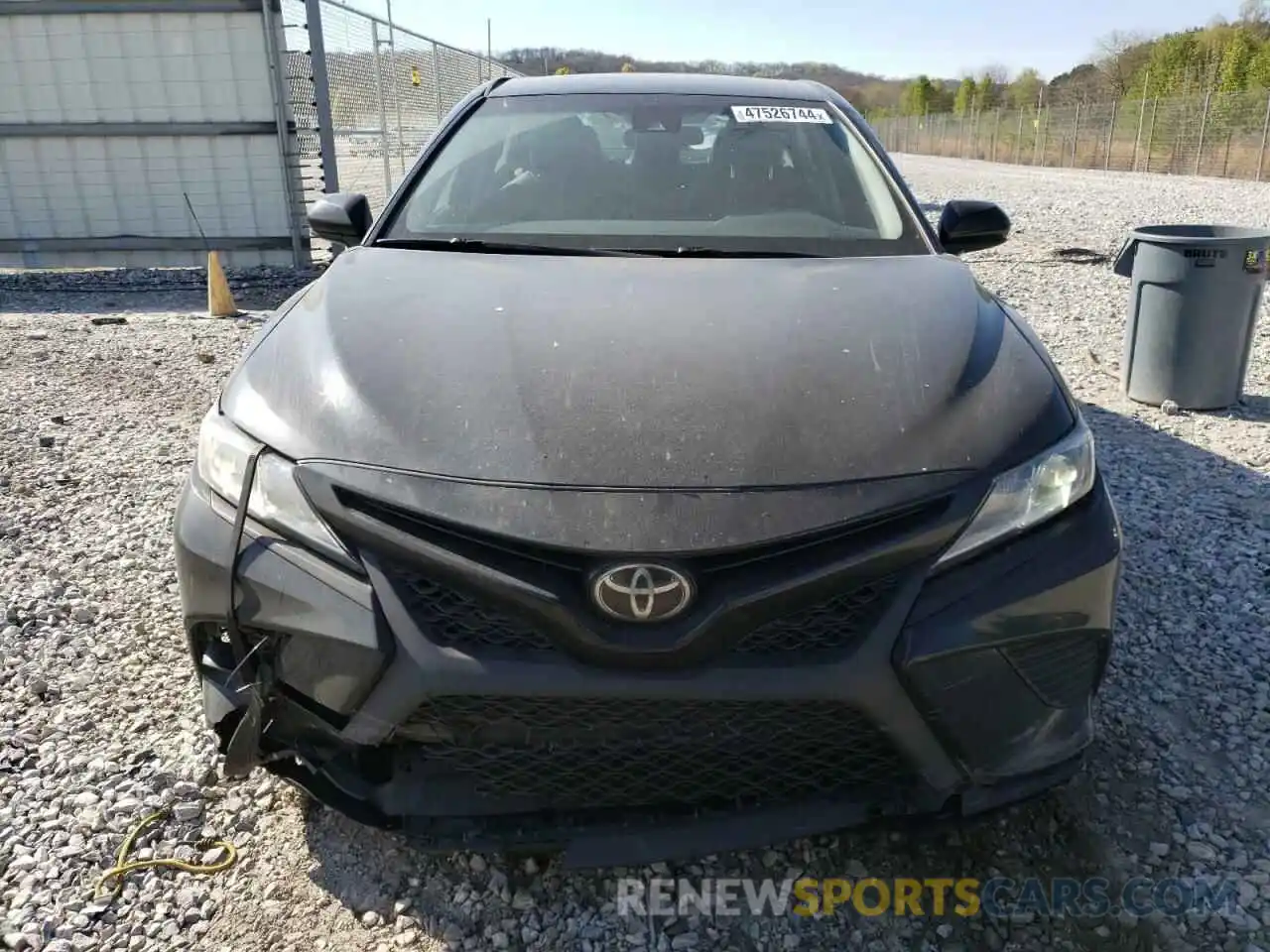 5 Photograph of a damaged car 4T1B11HK9KU788589 TOYOTA CAMRY 2019