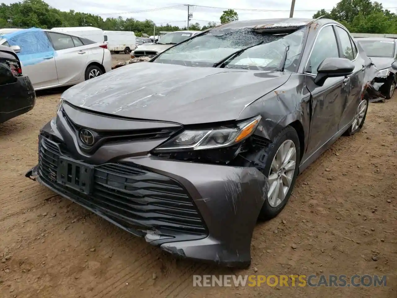 2 Photograph of a damaged car 4T1B11HK9KU792223 TOYOTA CAMRY 2019