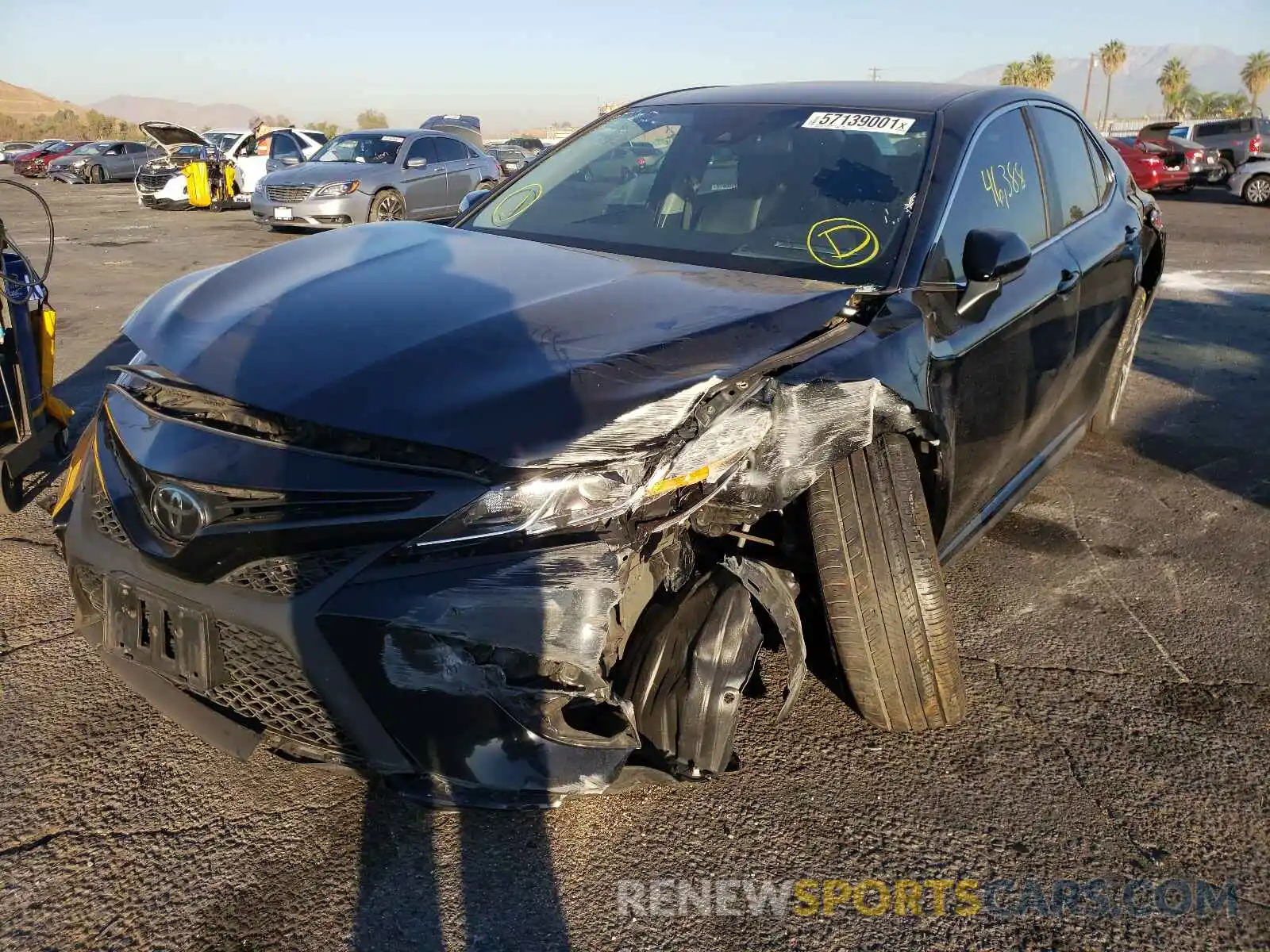 2 Фотография поврежденного автомобиля 4T1B11HK9KU795316 TOYOTA CAMRY 2019