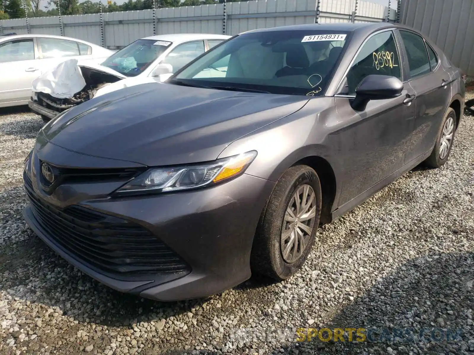 2 Photograph of a damaged car 4T1B11HK9KU798264 TOYOTA CAMRY 2019