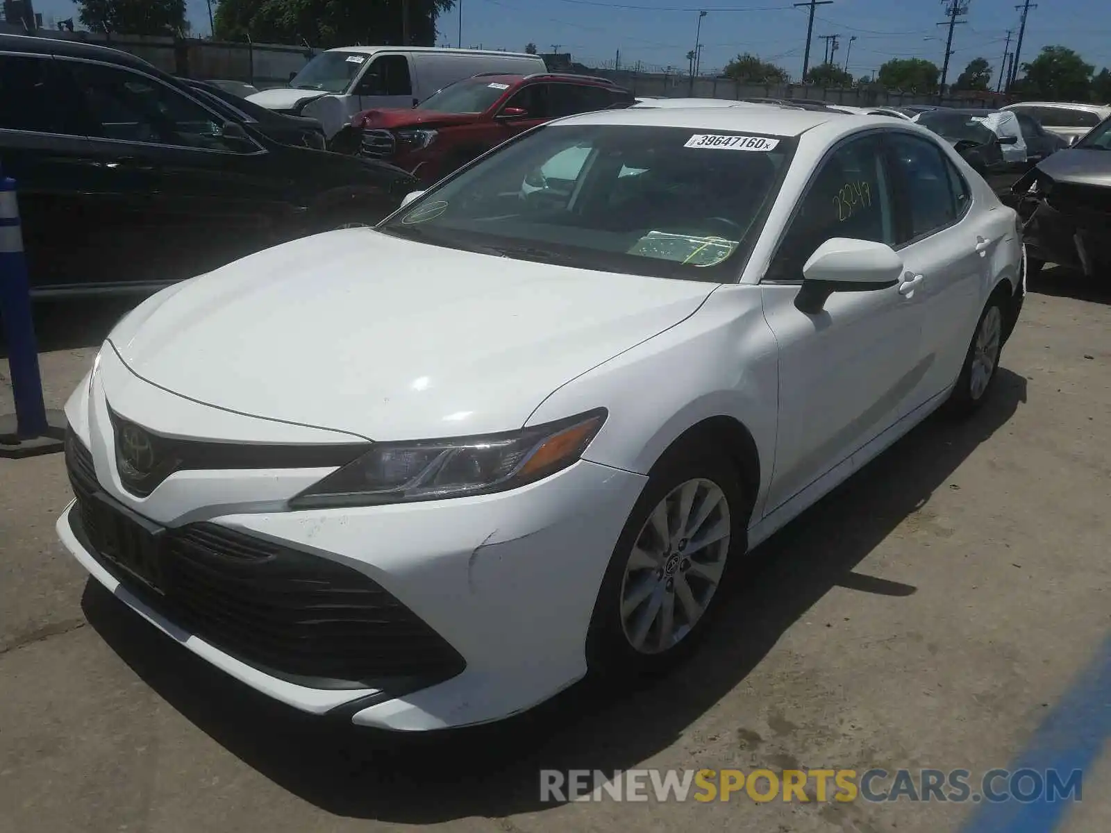 2 Photograph of a damaged car 4T1B11HK9KU801048 TOYOTA CAMRY 2019