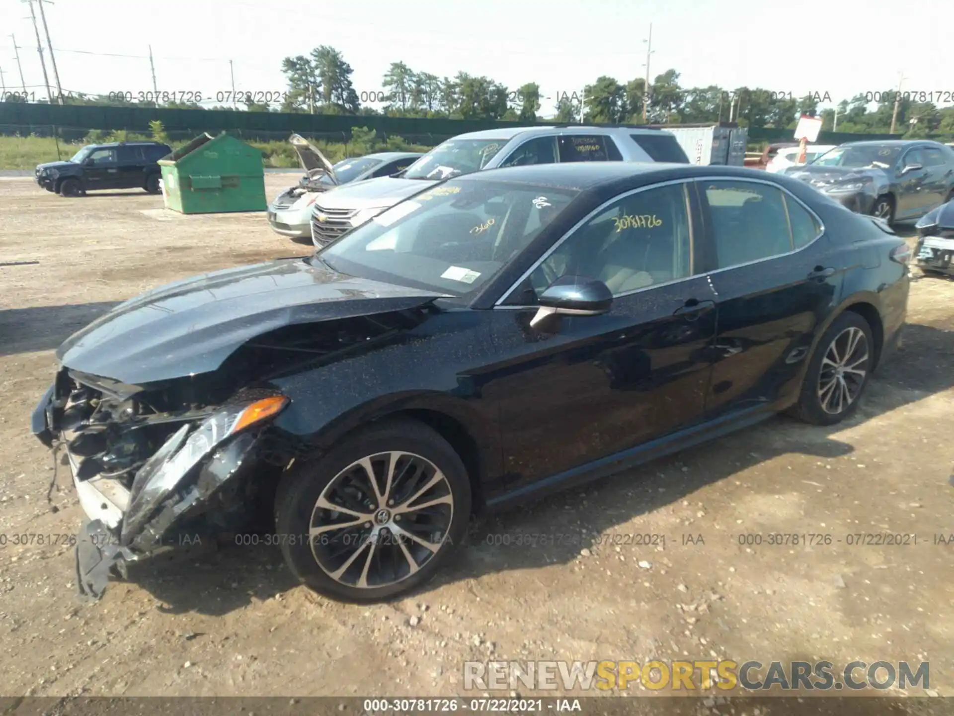 2 Photograph of a damaged car 4T1B11HK9KU802068 TOYOTA CAMRY 2019