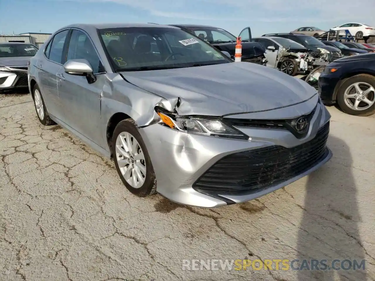 1 Photograph of a damaged car 4T1B11HK9KU802555 TOYOTA CAMRY 2019