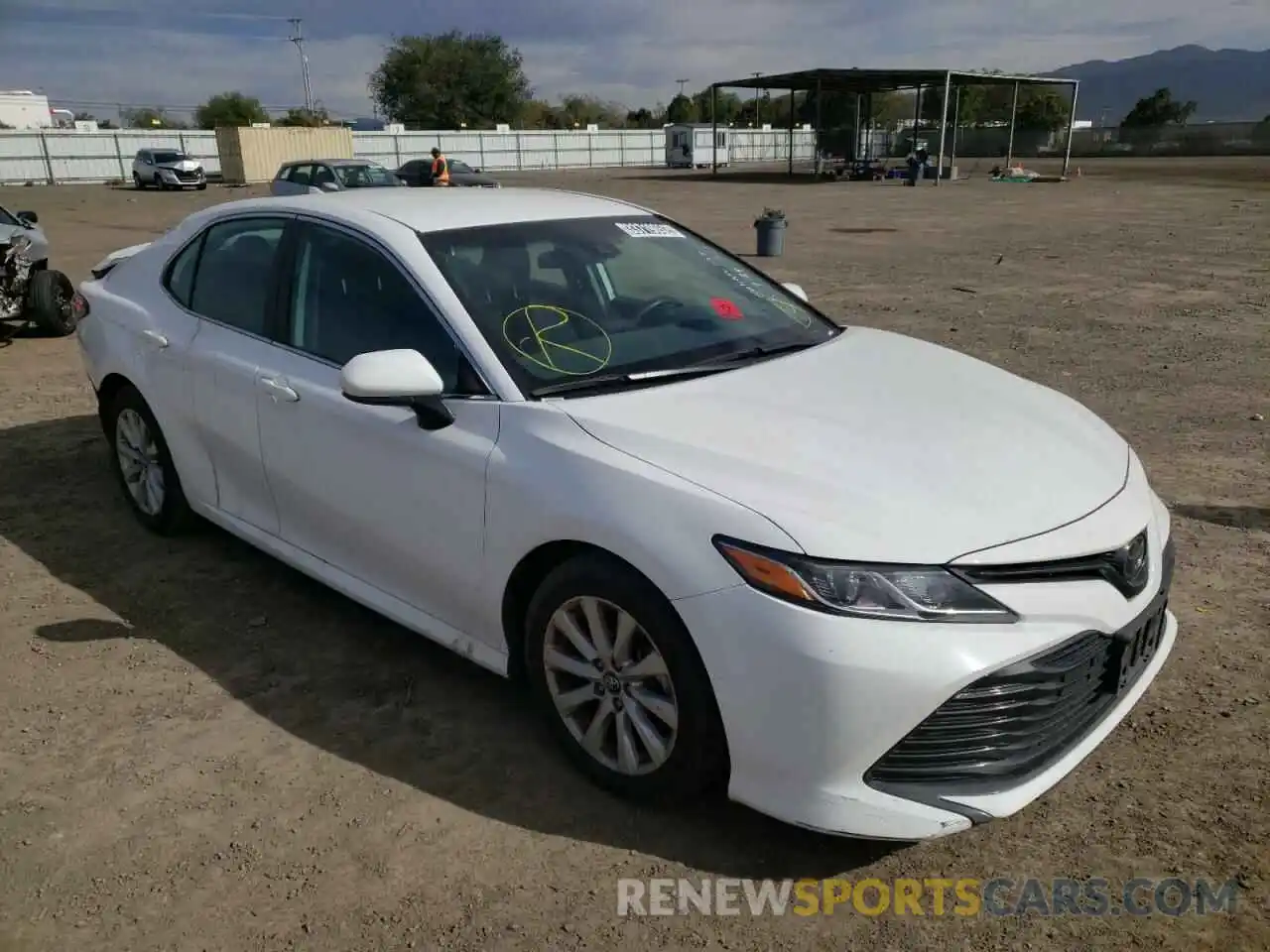 1 Photograph of a damaged car 4T1B11HK9KU805746 TOYOTA CAMRY 2019