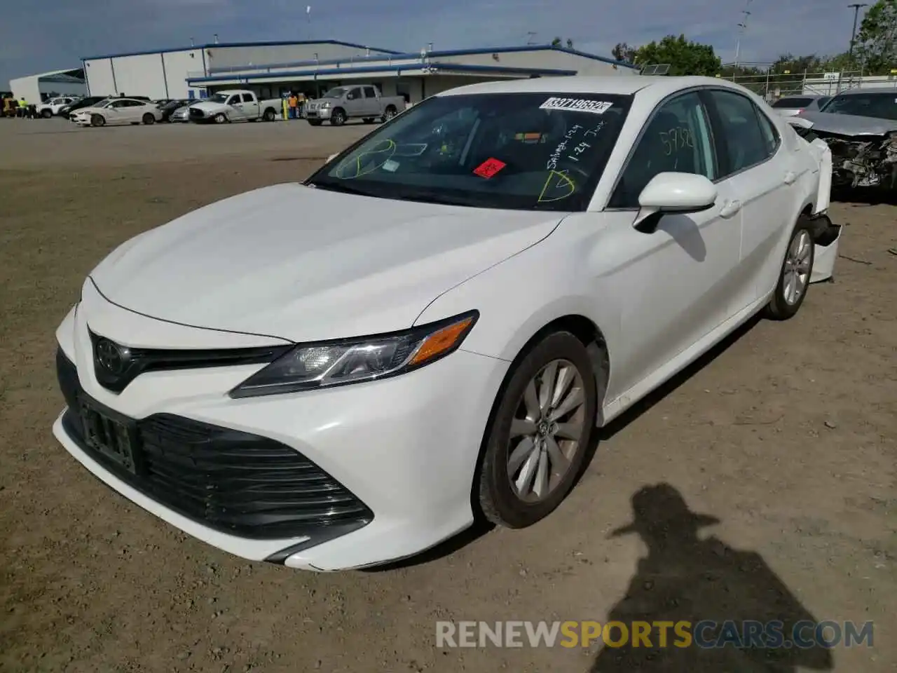 2 Photograph of a damaged car 4T1B11HK9KU805746 TOYOTA CAMRY 2019