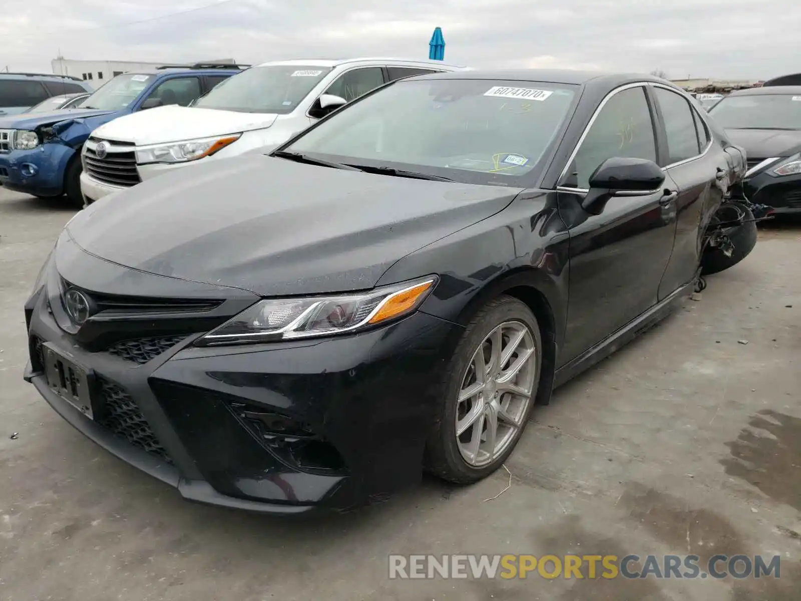 2 Photograph of a damaged car 4T1B11HK9KU805942 TOYOTA CAMRY 2019