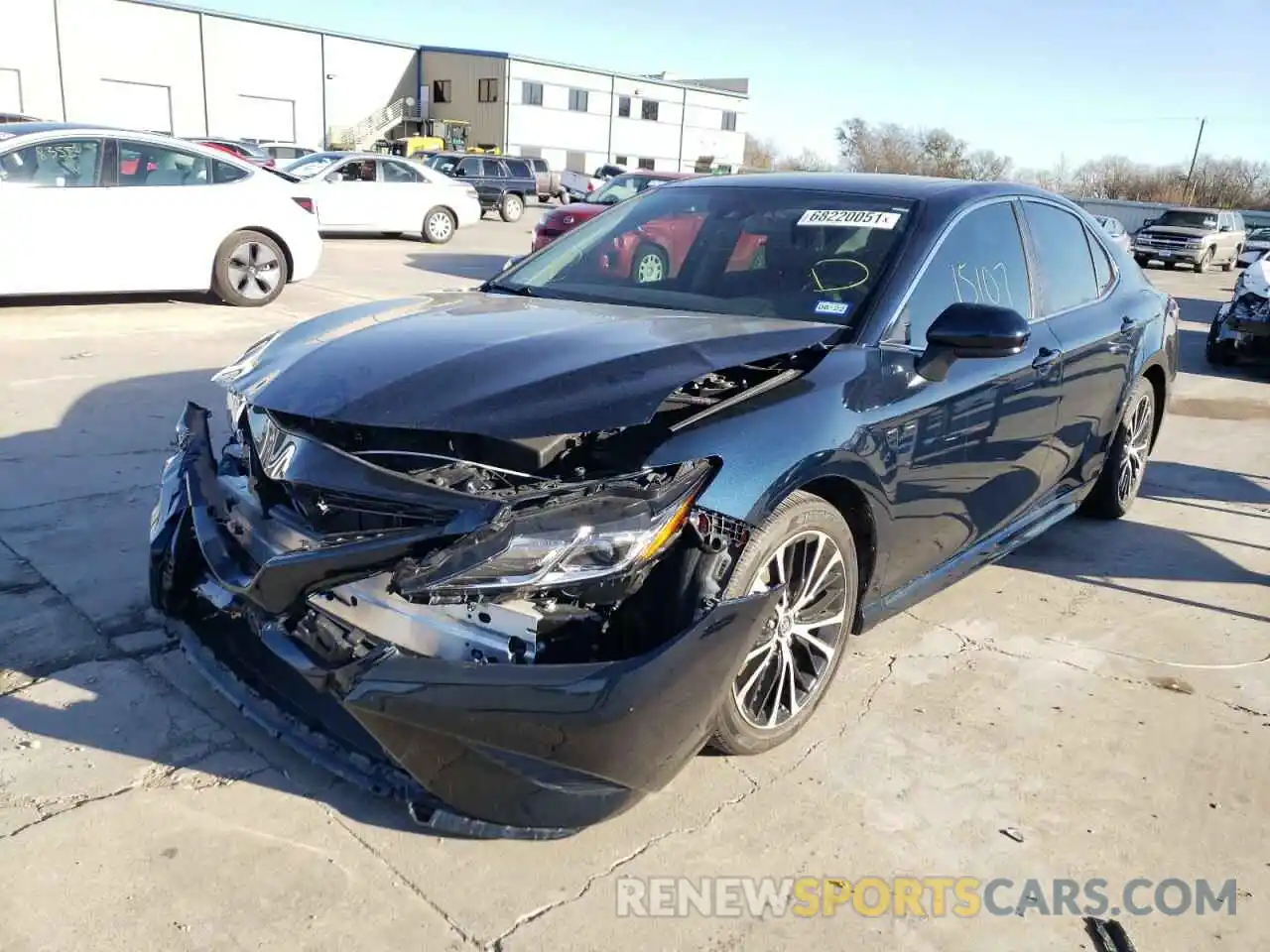 2 Photograph of a damaged car 4T1B11HK9KU806153 TOYOTA CAMRY 2019