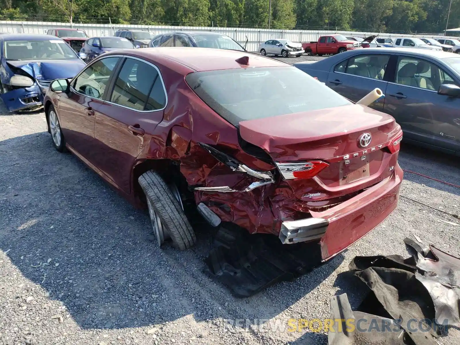 3 Photograph of a damaged car 4T1B11HK9KU806525 TOYOTA CAMRY 2019