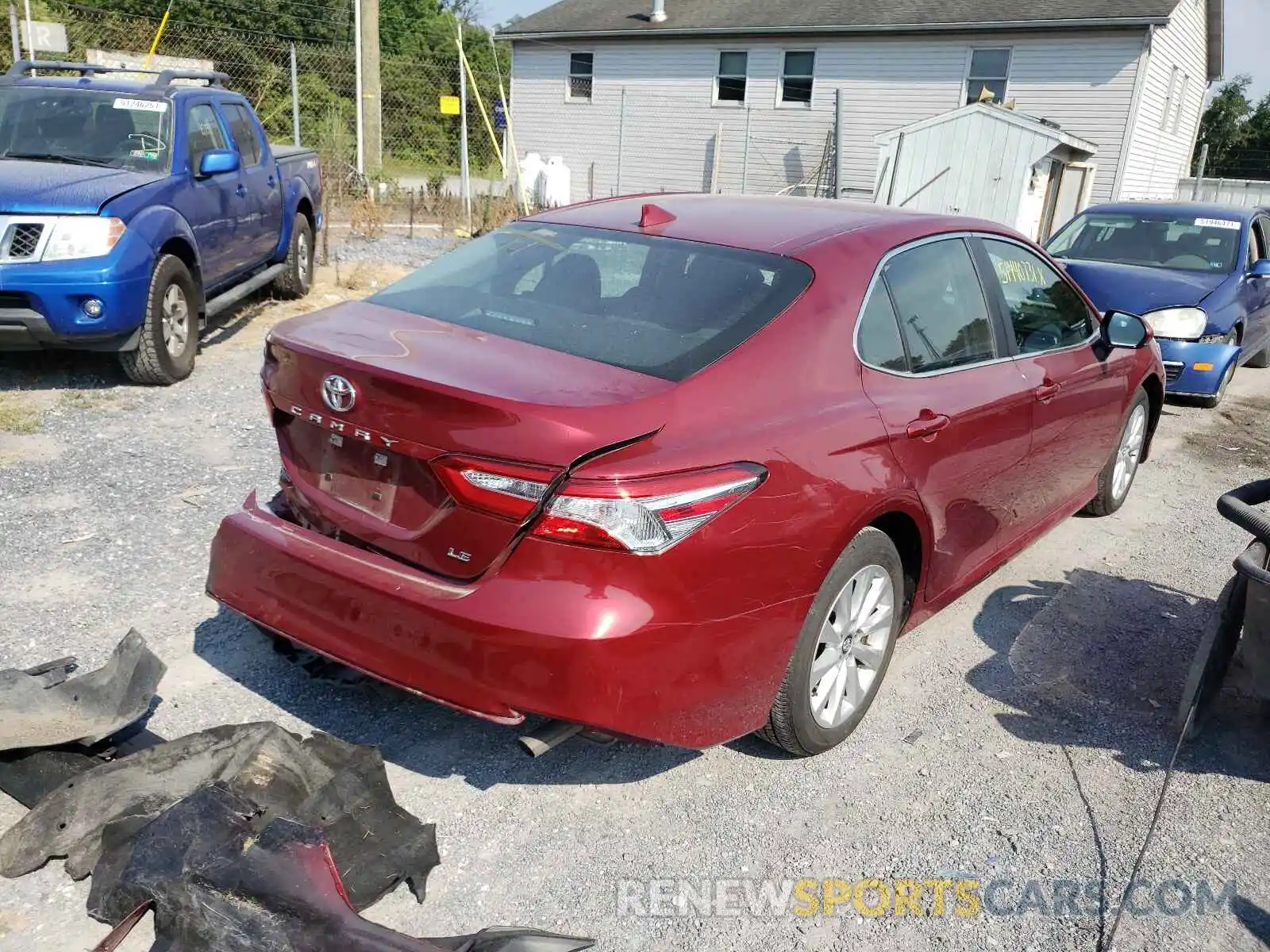 4 Photograph of a damaged car 4T1B11HK9KU806525 TOYOTA CAMRY 2019