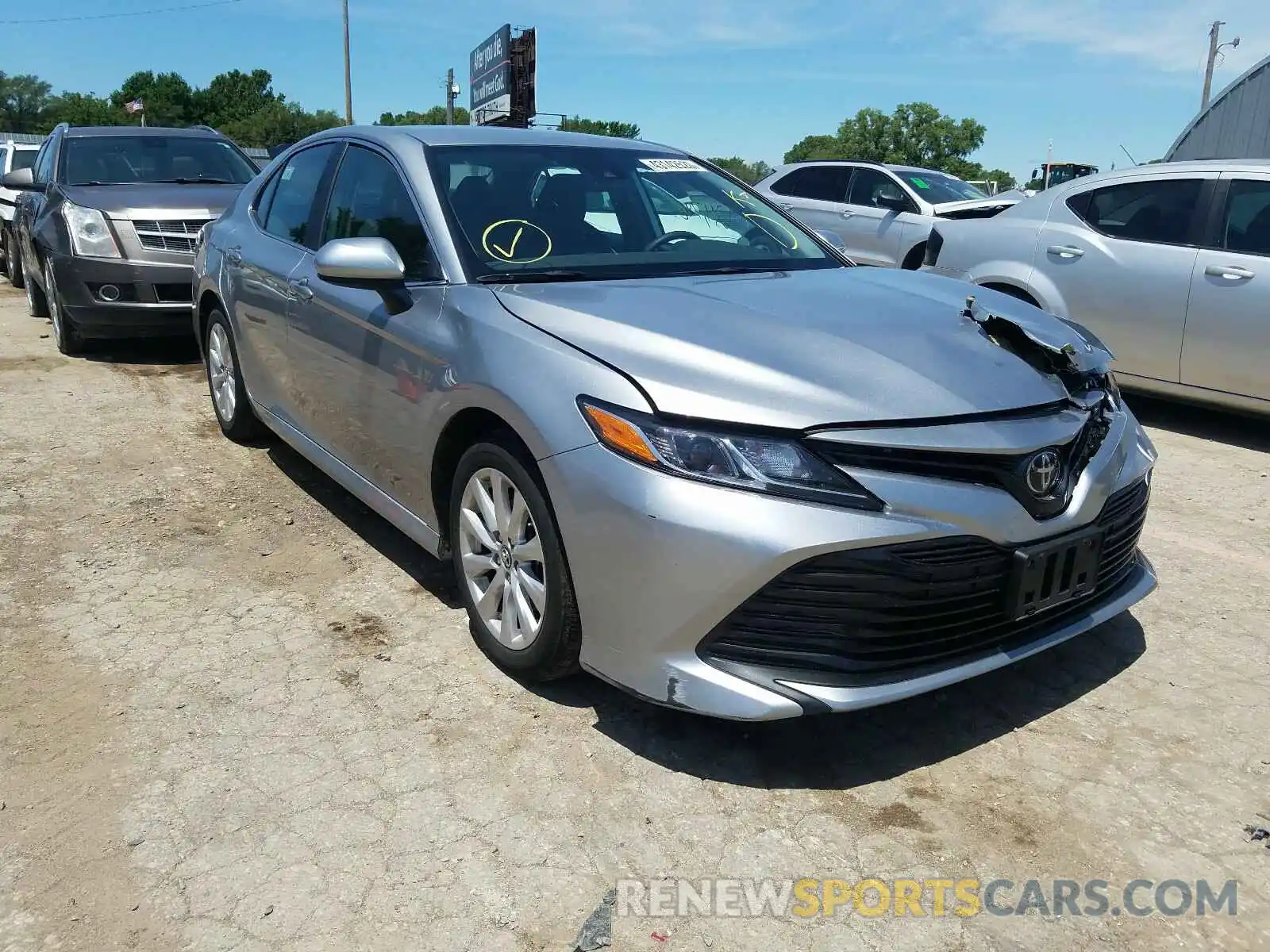 1 Photograph of a damaged car 4T1B11HK9KU807545 TOYOTA CAMRY 2019