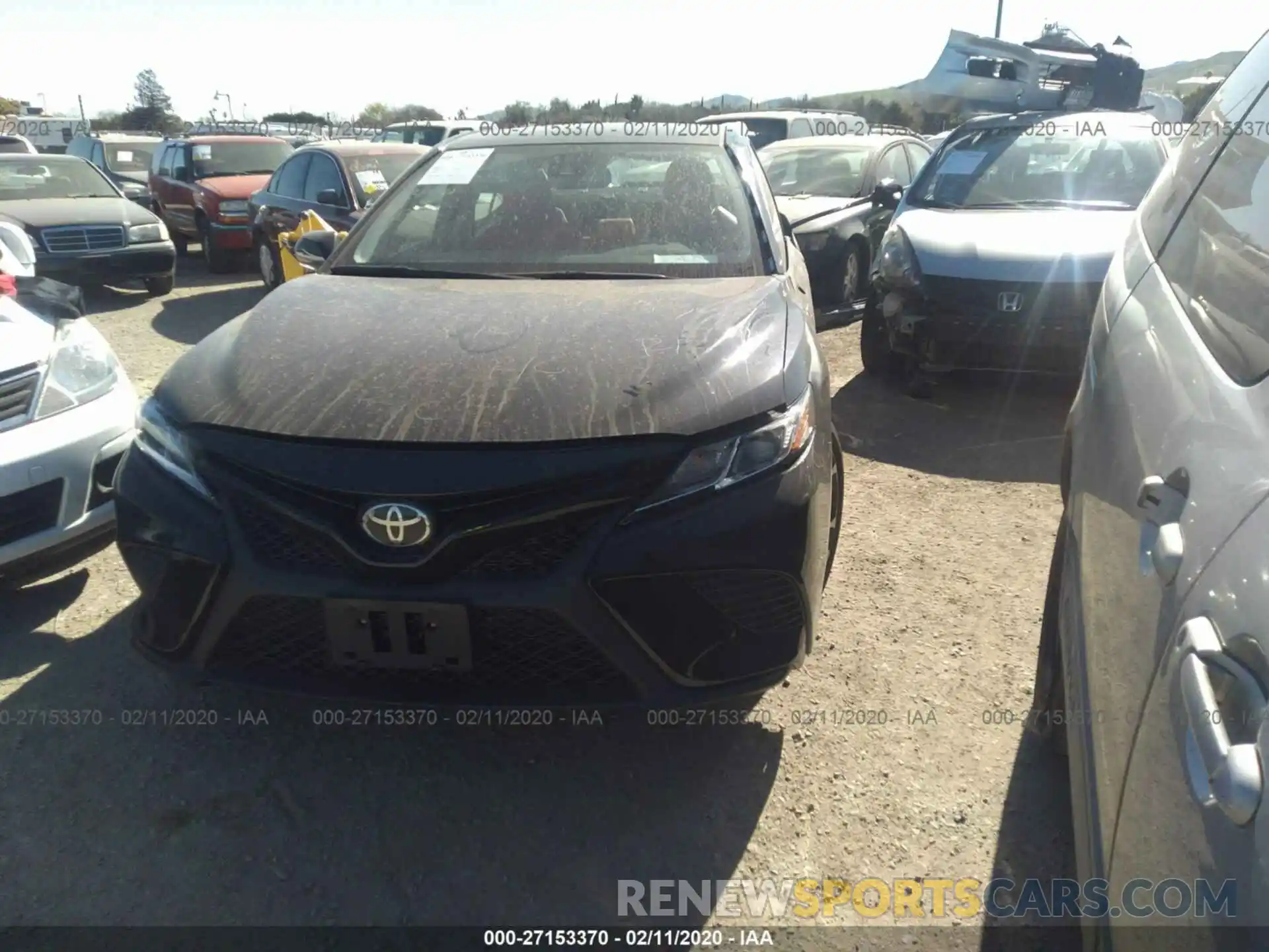 2 Photograph of a damaged car 4T1B11HK9KU807559 TOYOTA CAMRY 2019