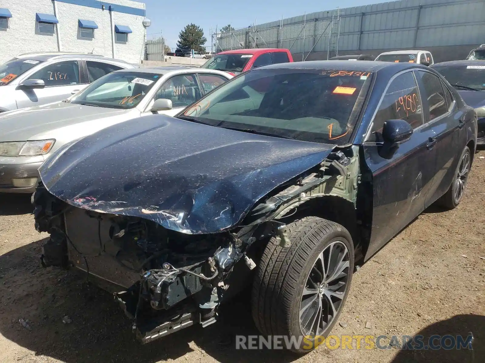 2 Photograph of a damaged car 4T1B11HK9KU807626 TOYOTA CAMRY 2019