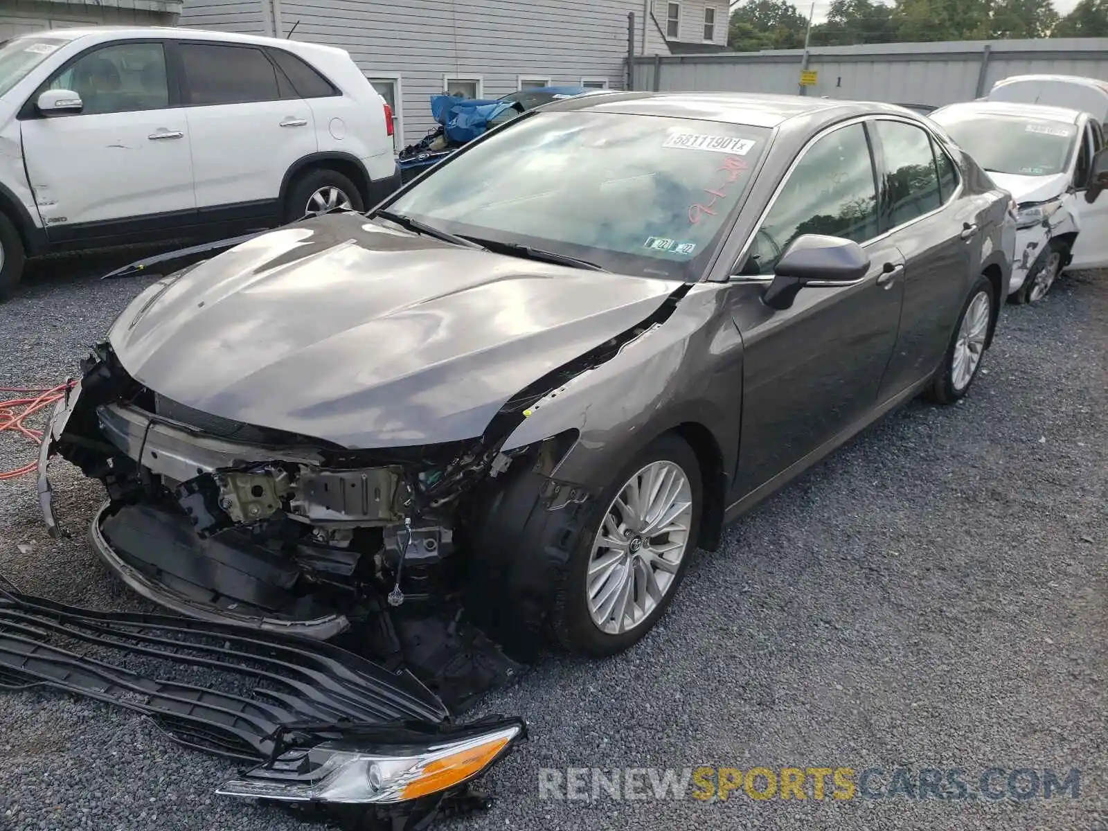 2 Photograph of a damaged car 4T1B11HK9KU809165 TOYOTA CAMRY 2019