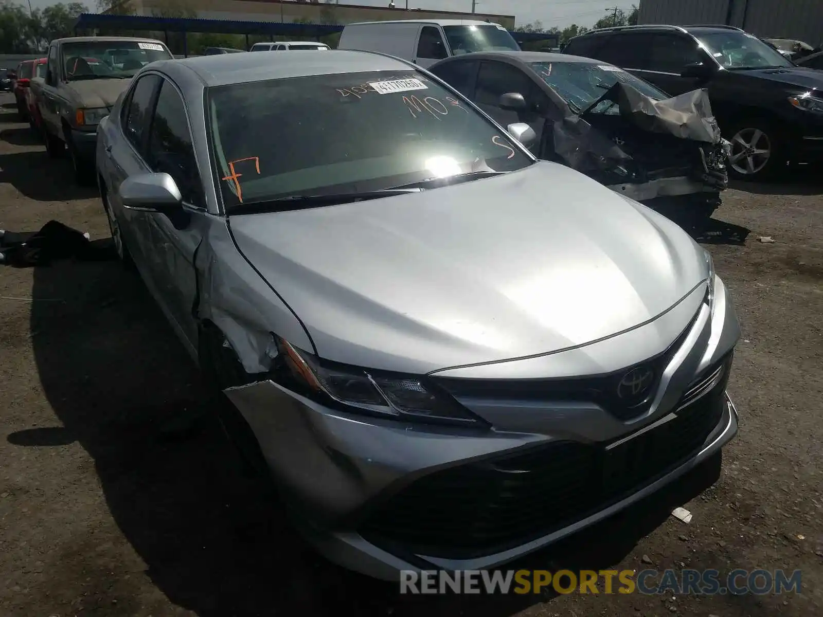 1 Photograph of a damaged car 4T1B11HK9KU810834 TOYOTA CAMRY 2019