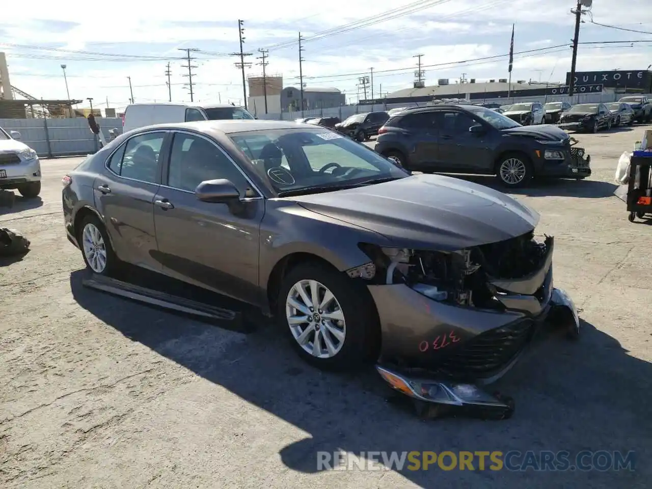 1 Photograph of a damaged car 4T1B11HK9KU813278 TOYOTA CAMRY 2019