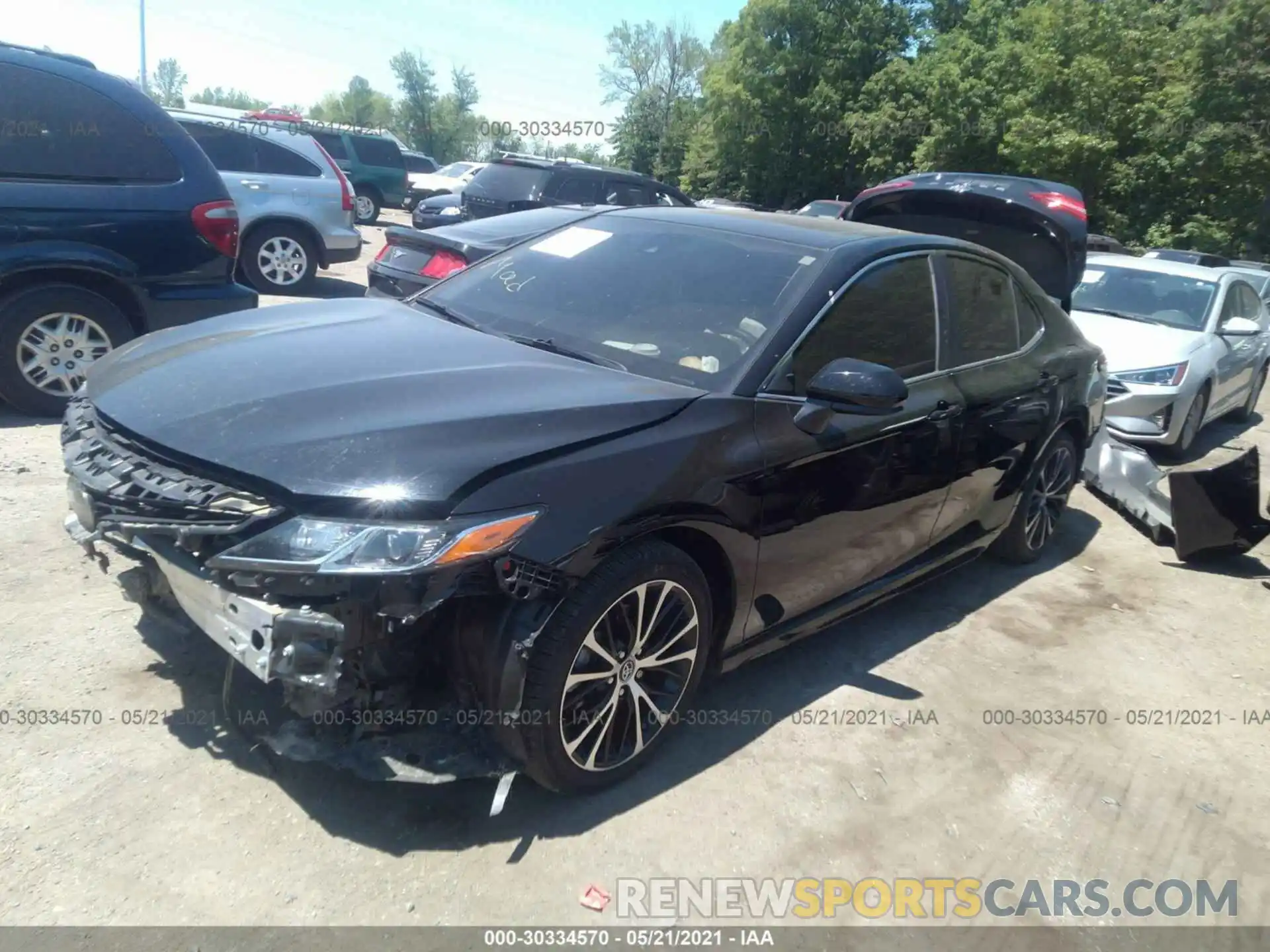 2 Photograph of a damaged car 4T1B11HK9KU813944 TOYOTA CAMRY 2019