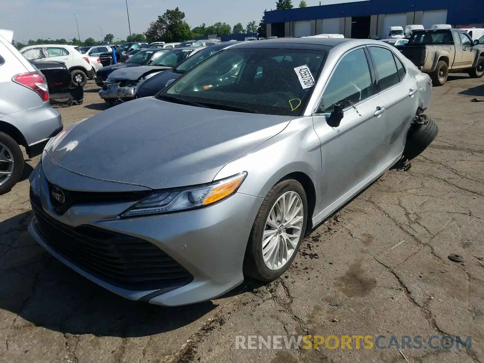 2 Photograph of a damaged car 4T1B11HK9KU815449 TOYOTA CAMRY 2019