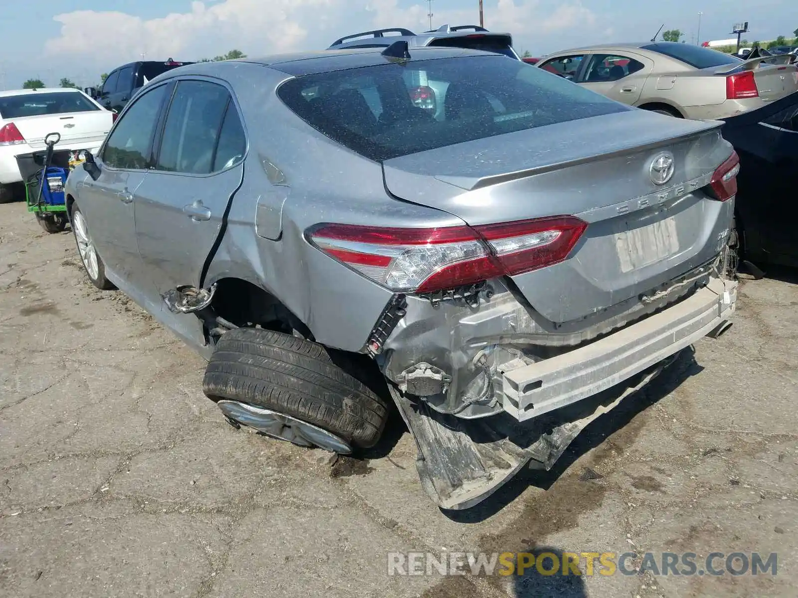 3 Photograph of a damaged car 4T1B11HK9KU815449 TOYOTA CAMRY 2019