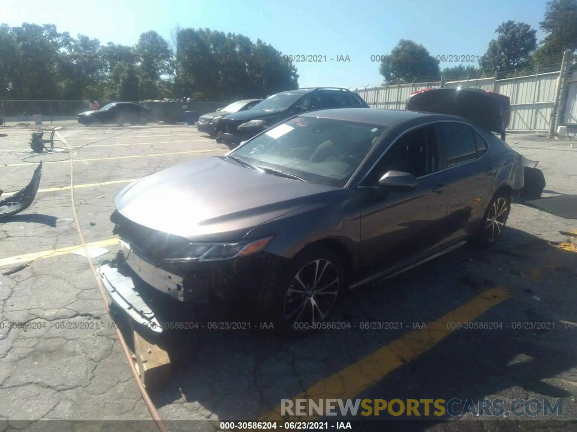 2 Photograph of a damaged car 4T1B11HK9KU817220 TOYOTA CAMRY 2019