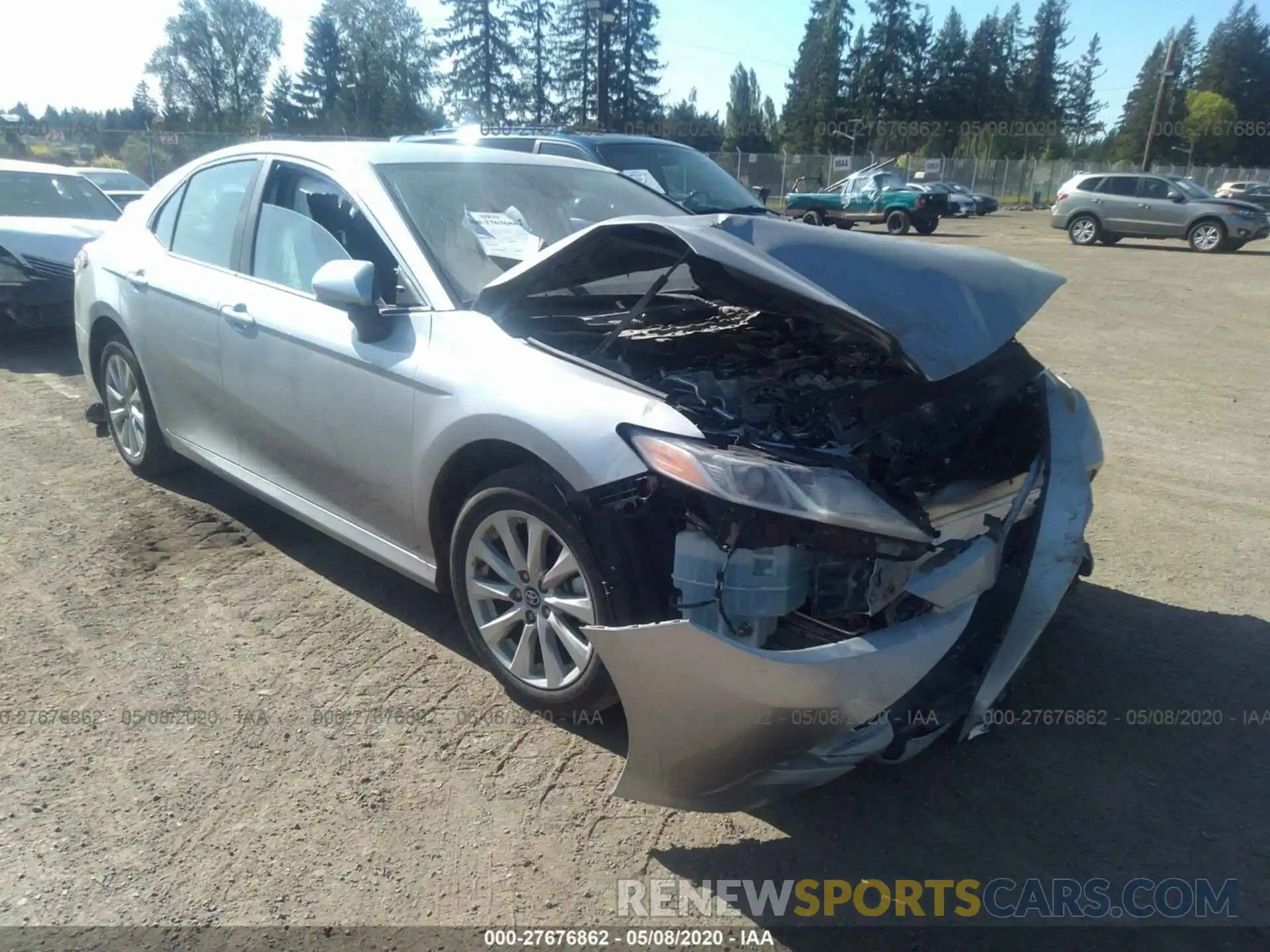 1 Photograph of a damaged car 4T1B11HK9KU817718 TOYOTA CAMRY 2019