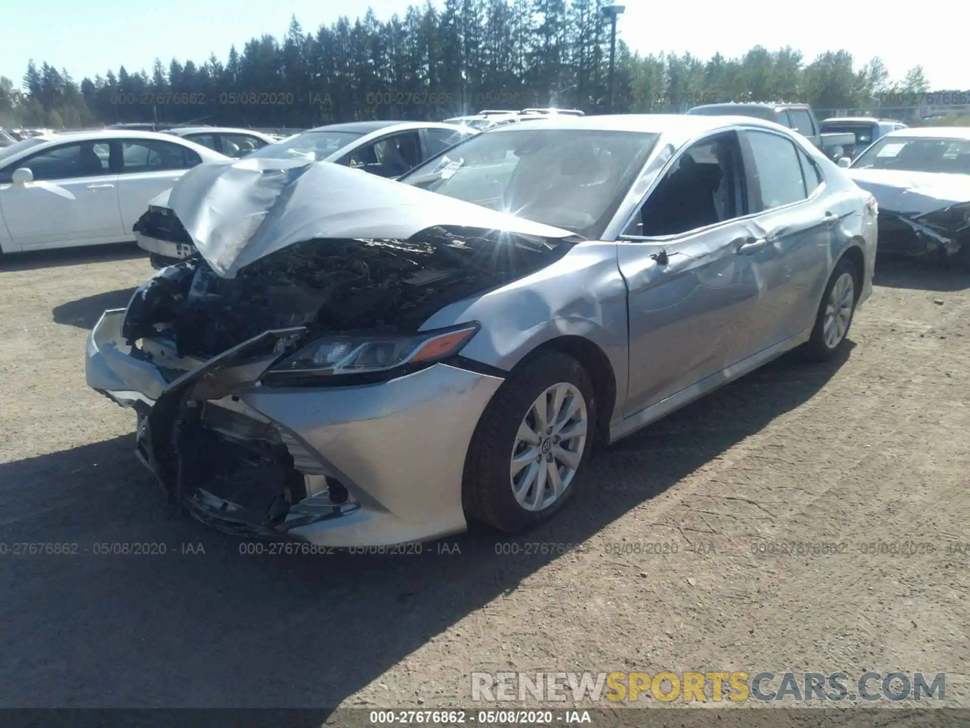 2 Photograph of a damaged car 4T1B11HK9KU817718 TOYOTA CAMRY 2019