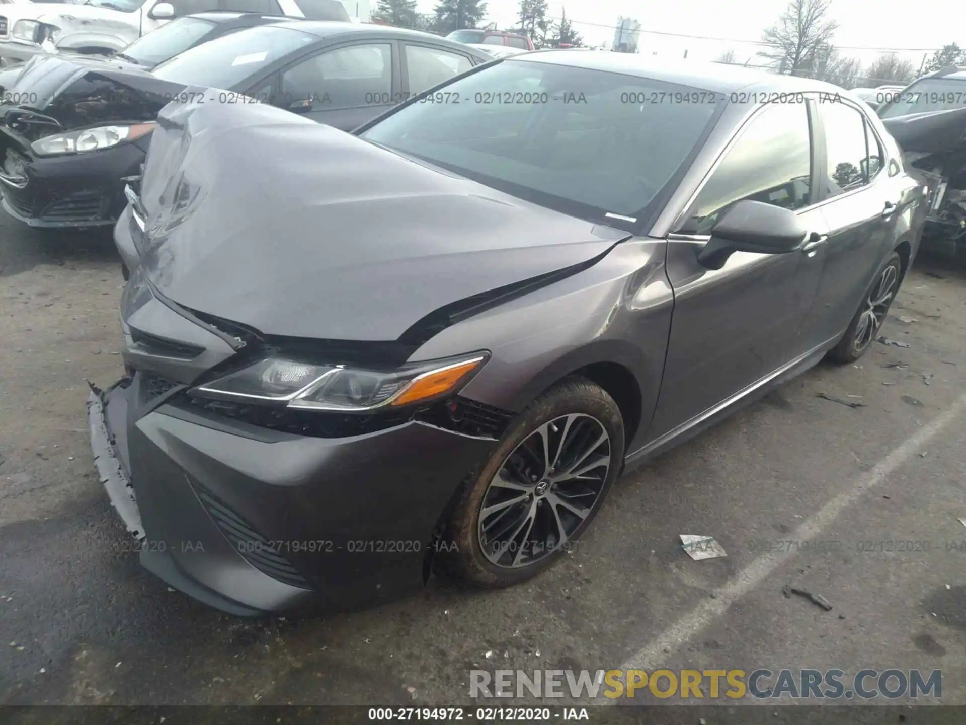 2 Photograph of a damaged car 4T1B11HK9KU818156 TOYOTA CAMRY 2019