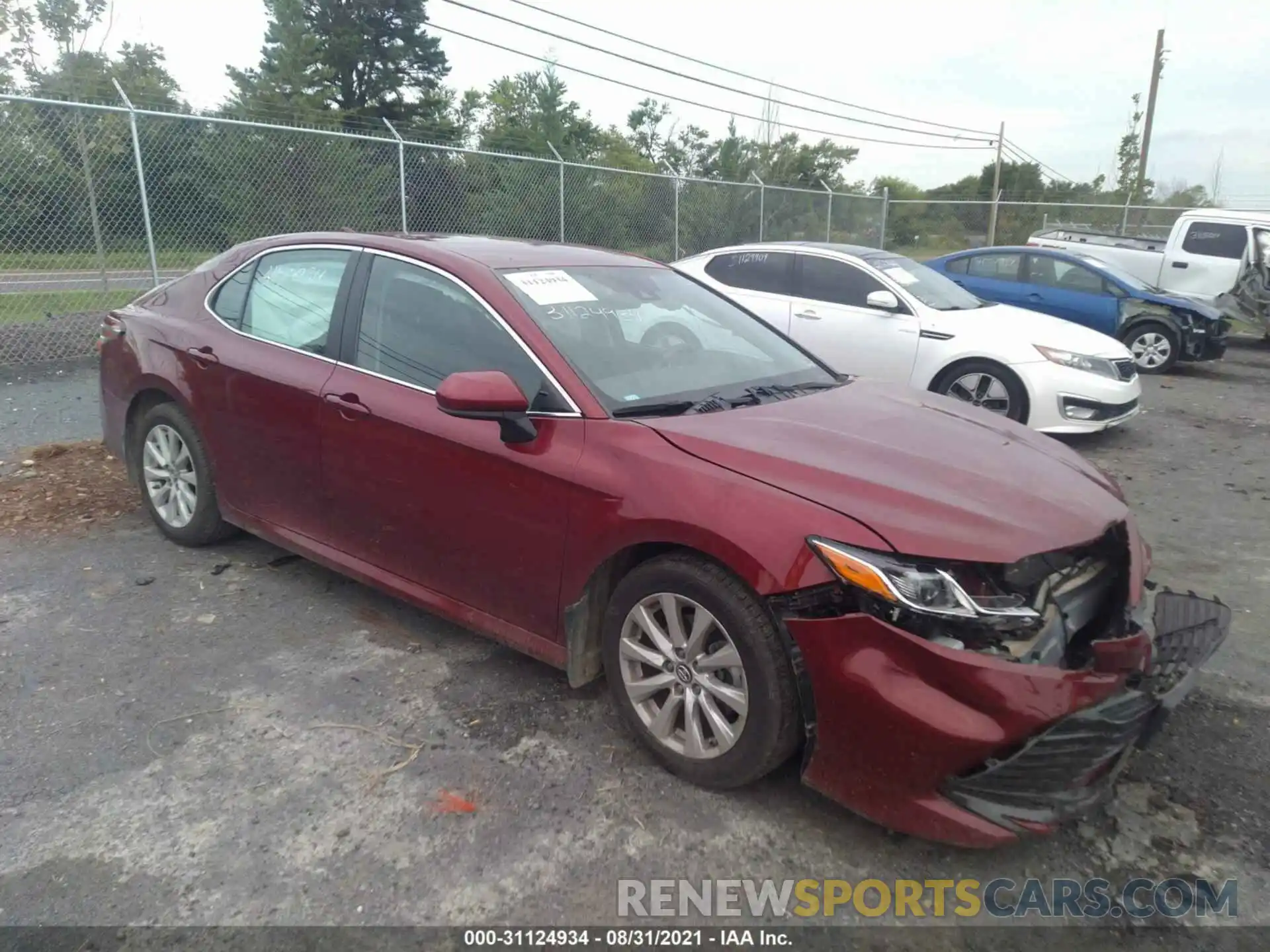 1 Photograph of a damaged car 4T1B11HK9KU818772 TOYOTA CAMRY 2019