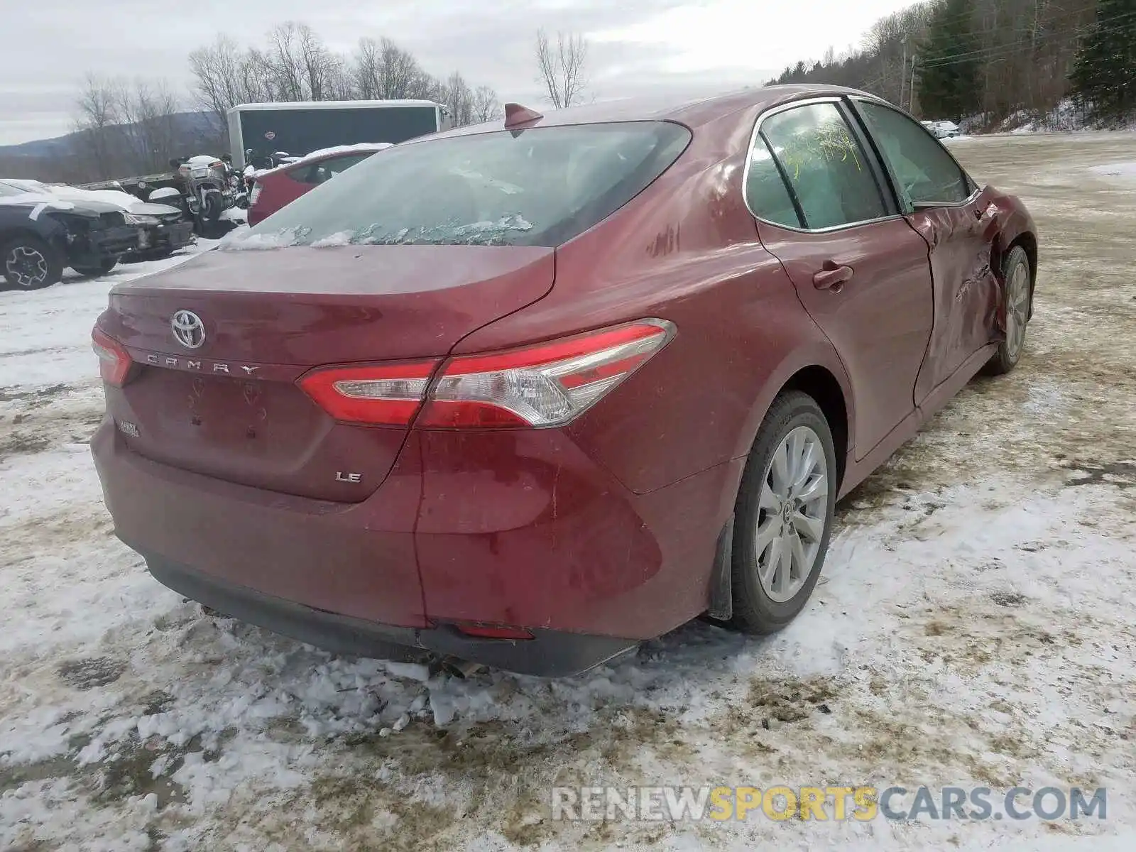 4 Photograph of a damaged car 4T1B11HK9KU819047 TOYOTA CAMRY 2019