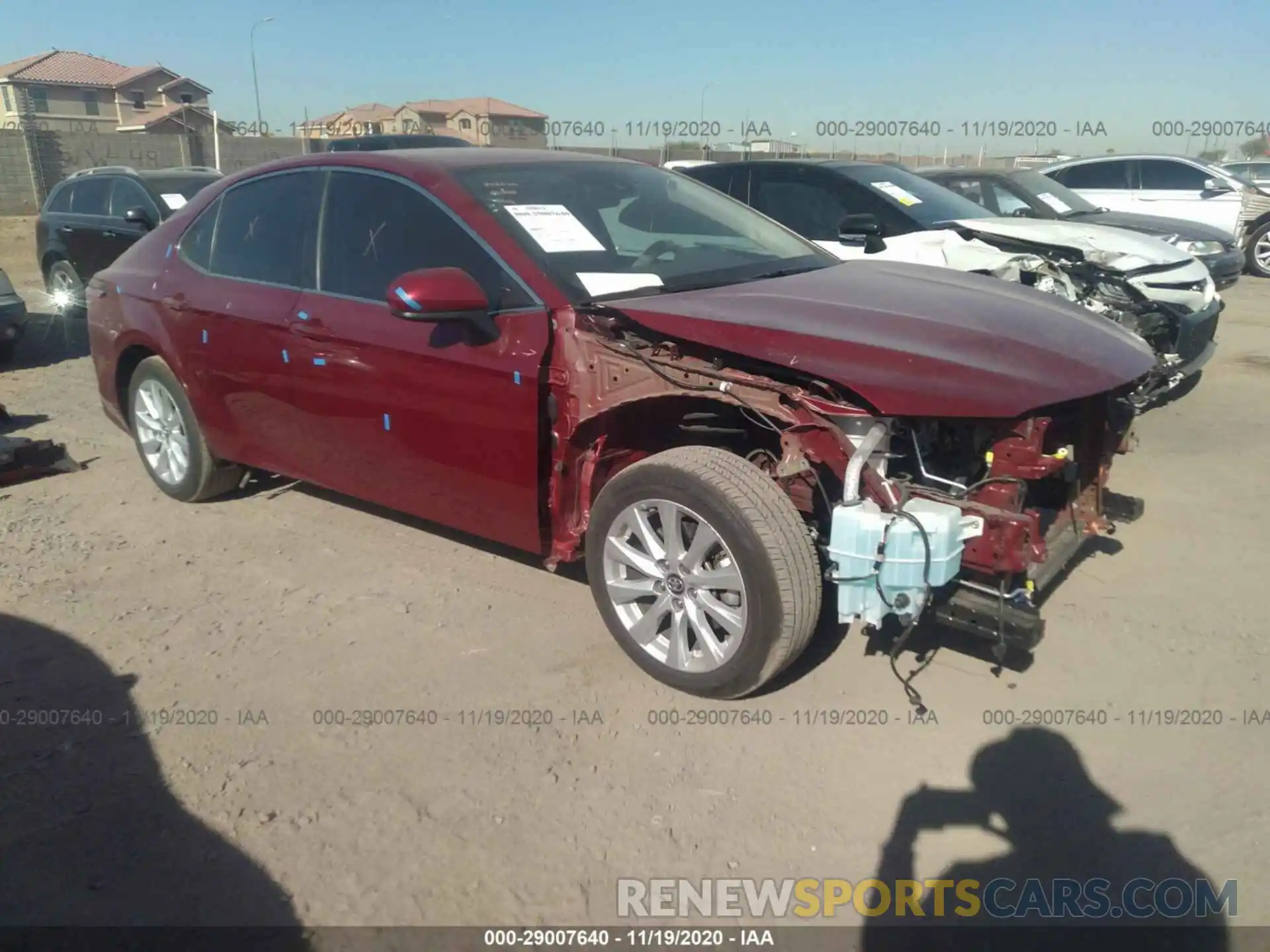 1 Photograph of a damaged car 4T1B11HK9KU820117 TOYOTA CAMRY 2019