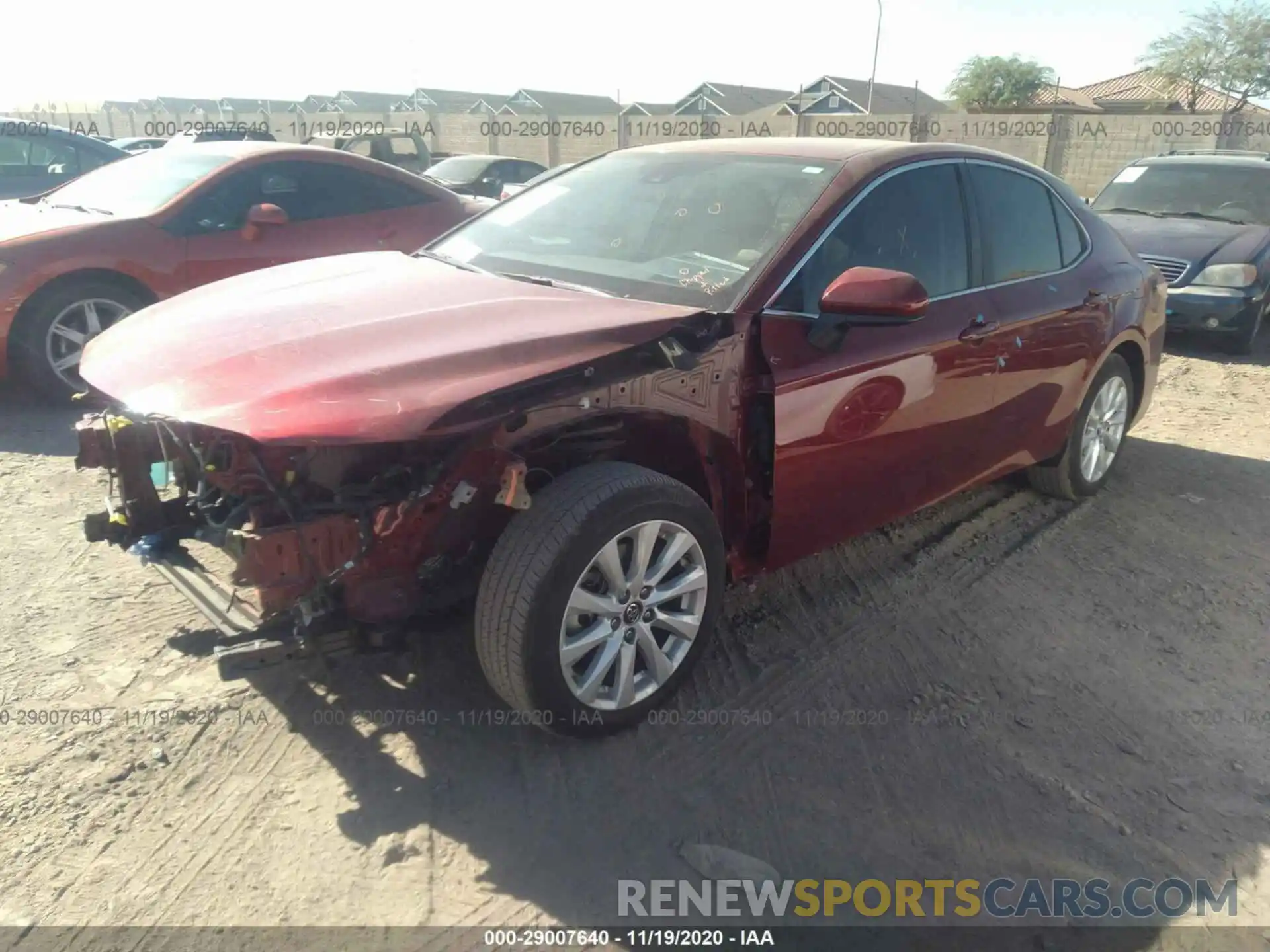 2 Photograph of a damaged car 4T1B11HK9KU820117 TOYOTA CAMRY 2019