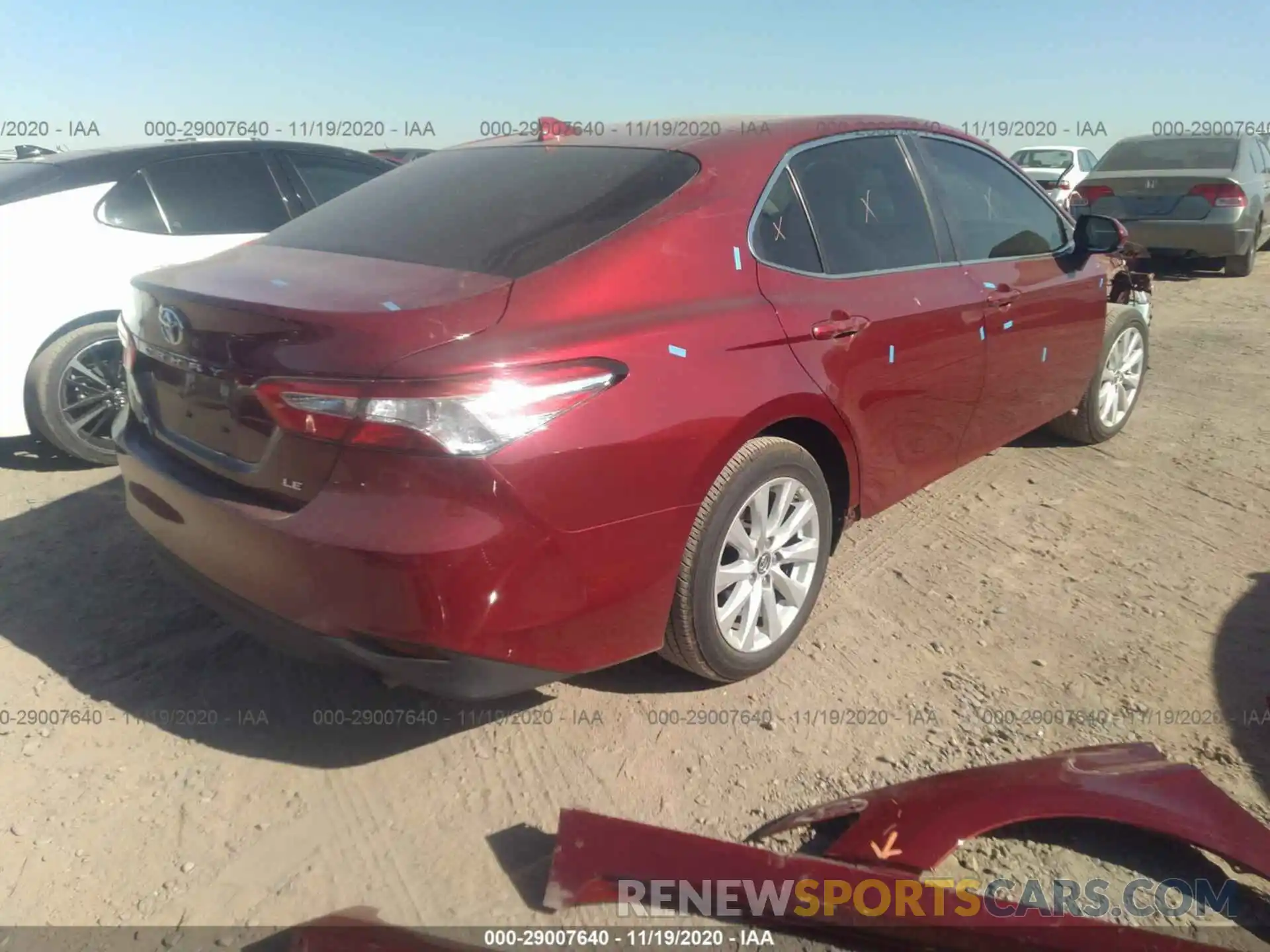 4 Photograph of a damaged car 4T1B11HK9KU820117 TOYOTA CAMRY 2019