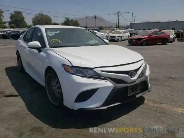 1 Photograph of a damaged car 4T1B11HK9KU825866 TOYOTA CAMRY 2019