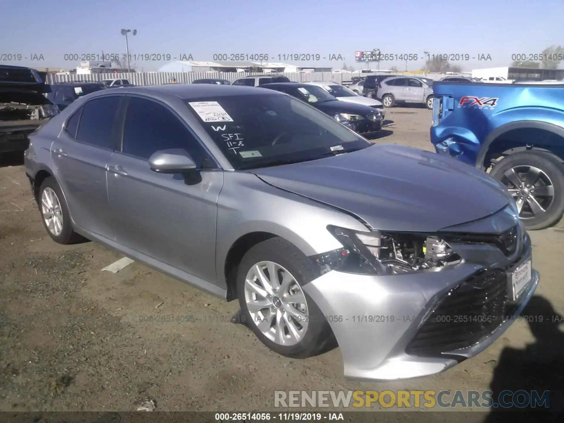 1 Photograph of a damaged car 4T1B11HK9KU826760 TOYOTA CAMRY 2019