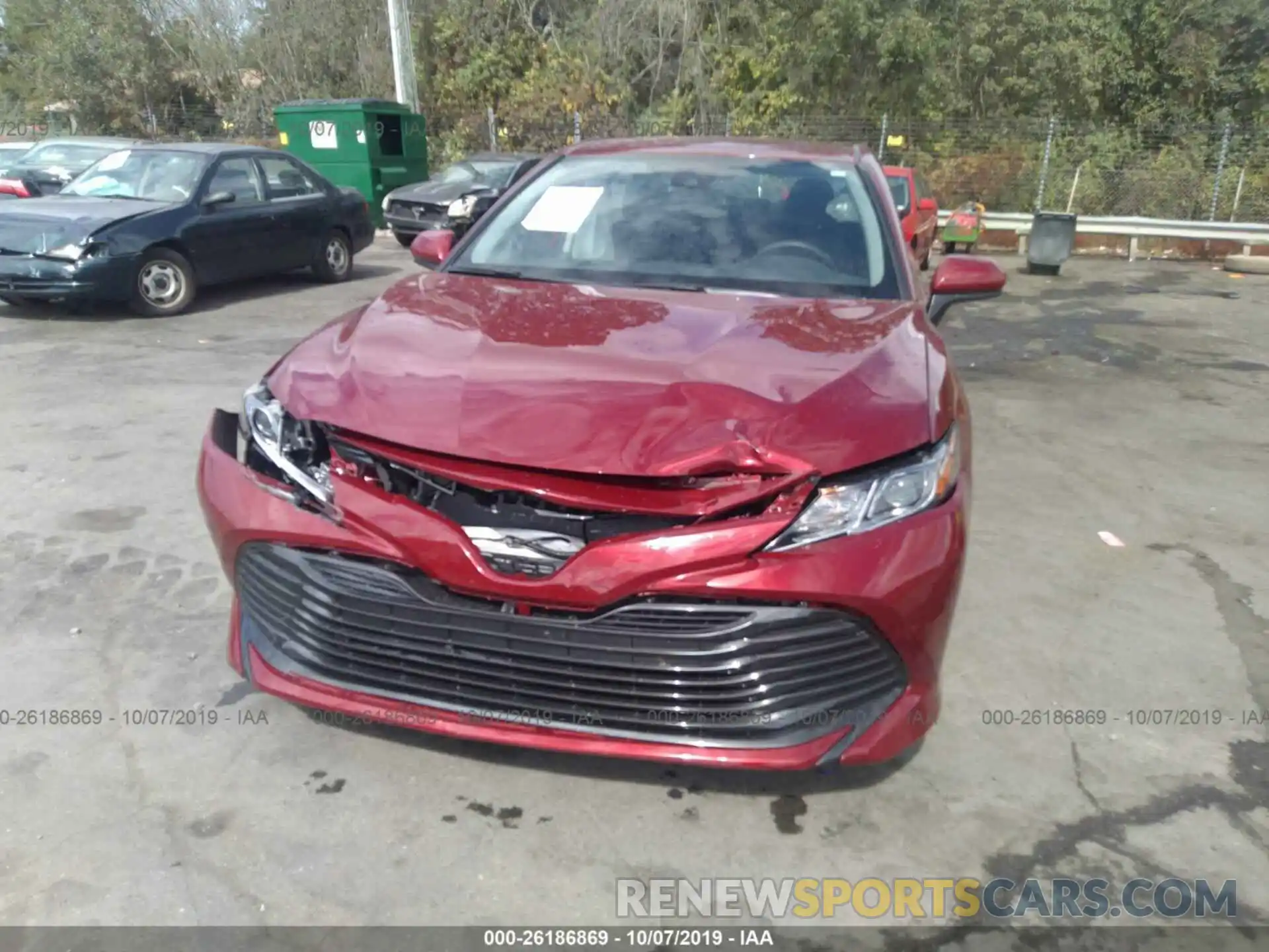 6 Photograph of a damaged car 4T1B11HK9KU827262 TOYOTA CAMRY 2019