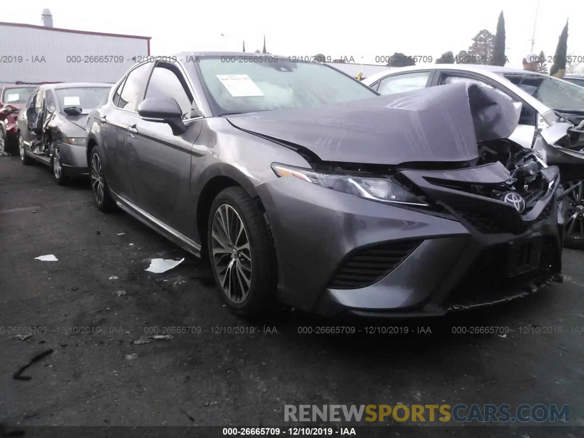 1 Photograph of a damaged car 4T1B11HK9KU830078 TOYOTA CAMRY 2019