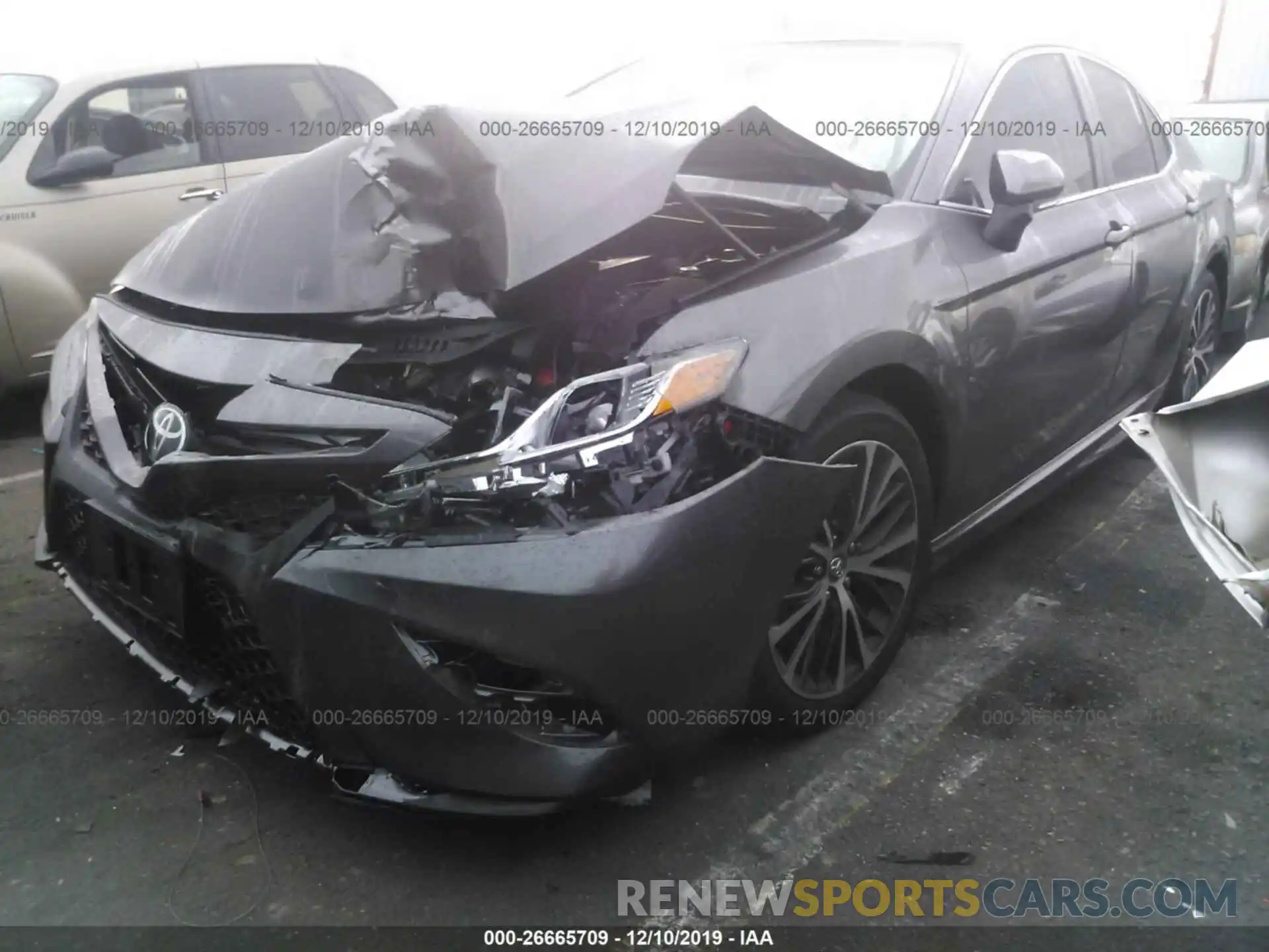 2 Photograph of a damaged car 4T1B11HK9KU830078 TOYOTA CAMRY 2019