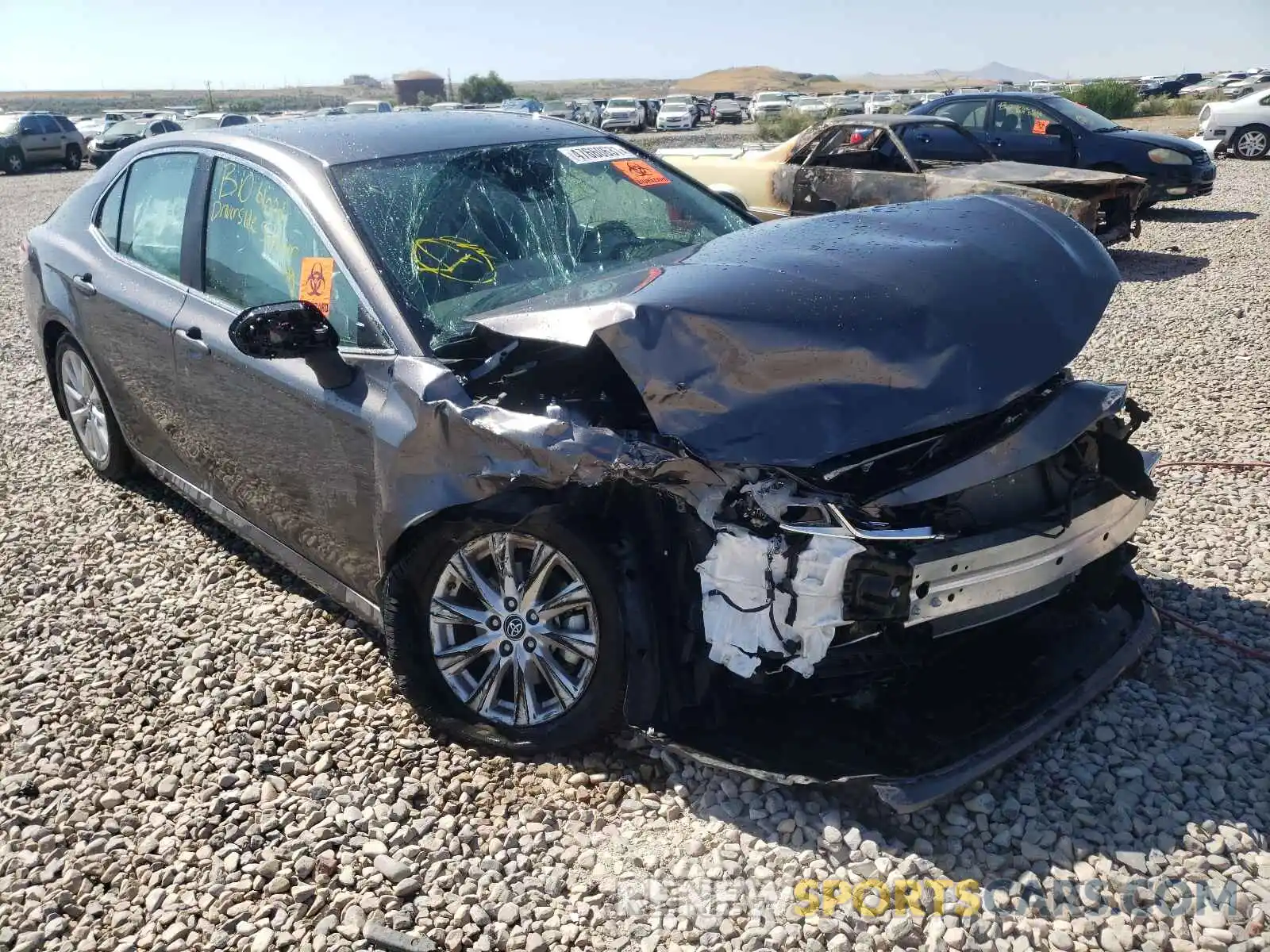 1 Photograph of a damaged car 4T1B11HK9KU830727 TOYOTA CAMRY 2019