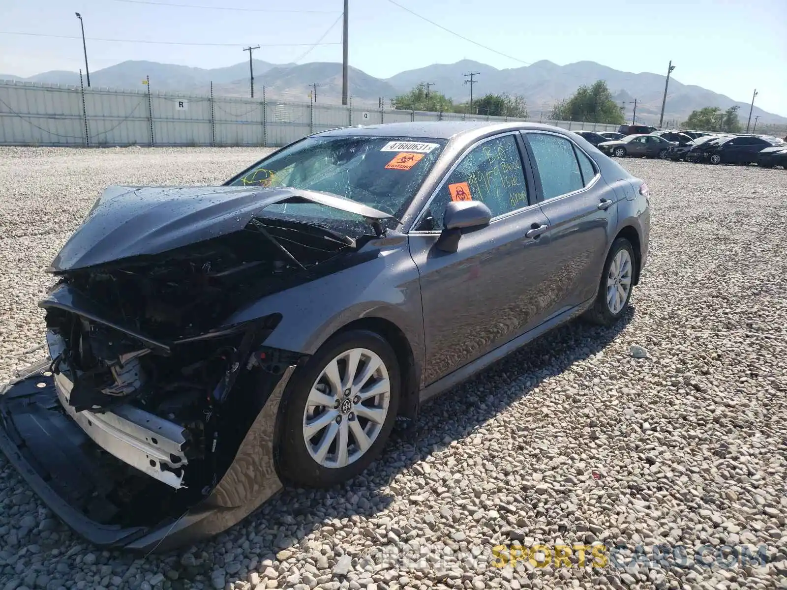 2 Photograph of a damaged car 4T1B11HK9KU830727 TOYOTA CAMRY 2019