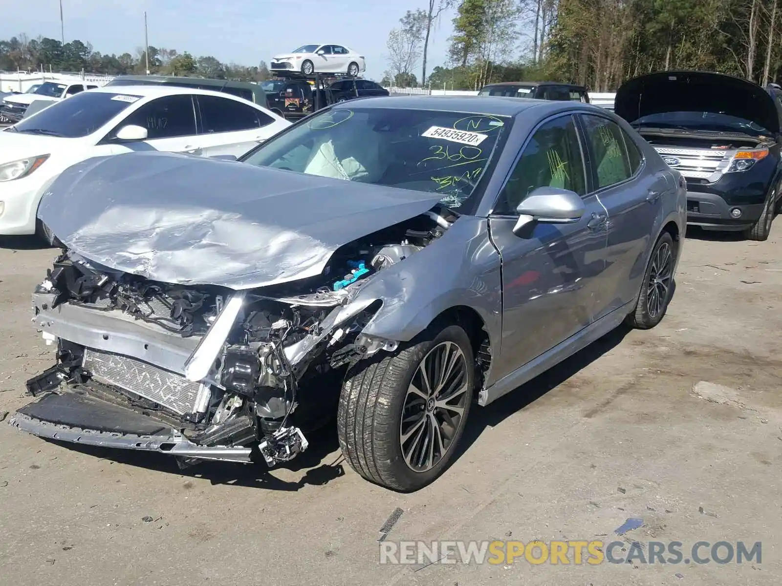 2 Photograph of a damaged car 4T1B11HK9KU831635 TOYOTA CAMRY 2019