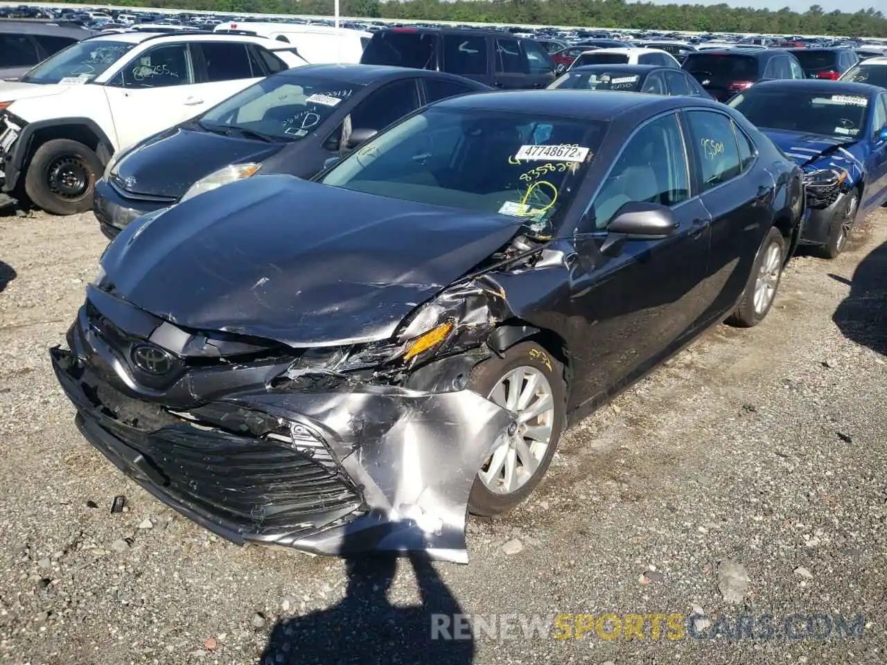 2 Photograph of a damaged car 4T1B11HK9KU835829 TOYOTA CAMRY 2019