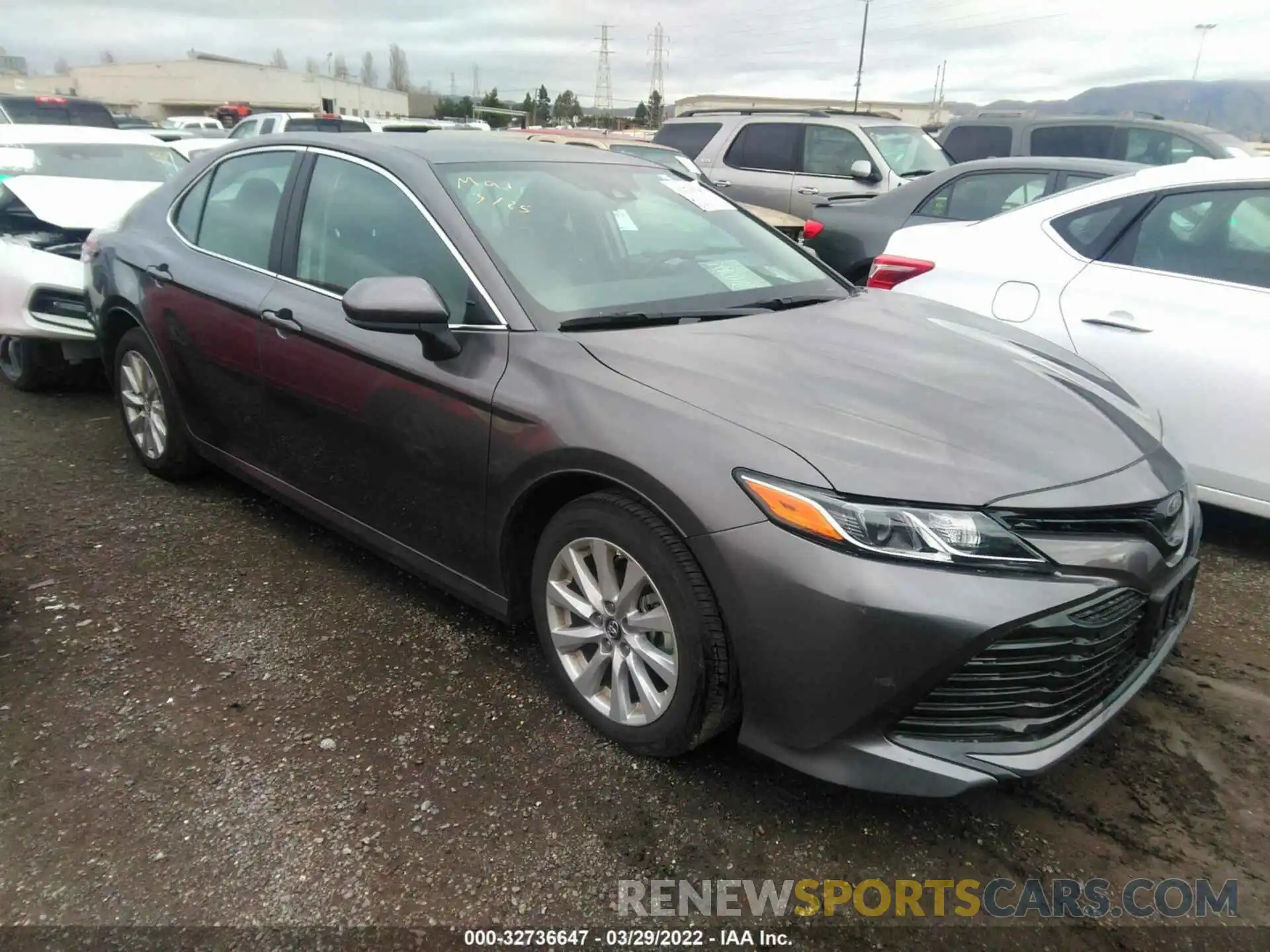 1 Photograph of a damaged car 4T1B11HK9KU837466 TOYOTA CAMRY 2019