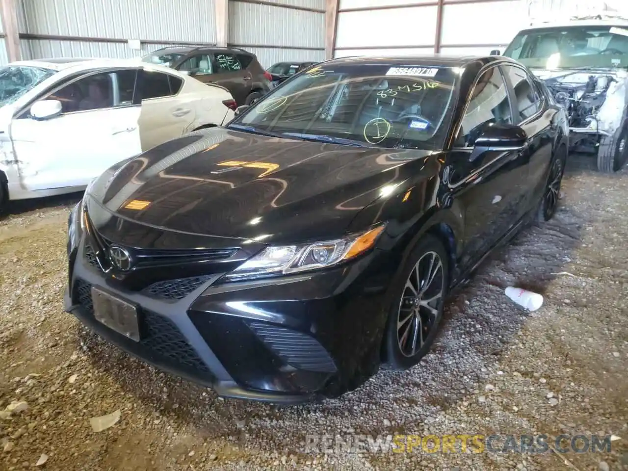 2 Photograph of a damaged car 4T1B11HK9KU837516 TOYOTA CAMRY 2019