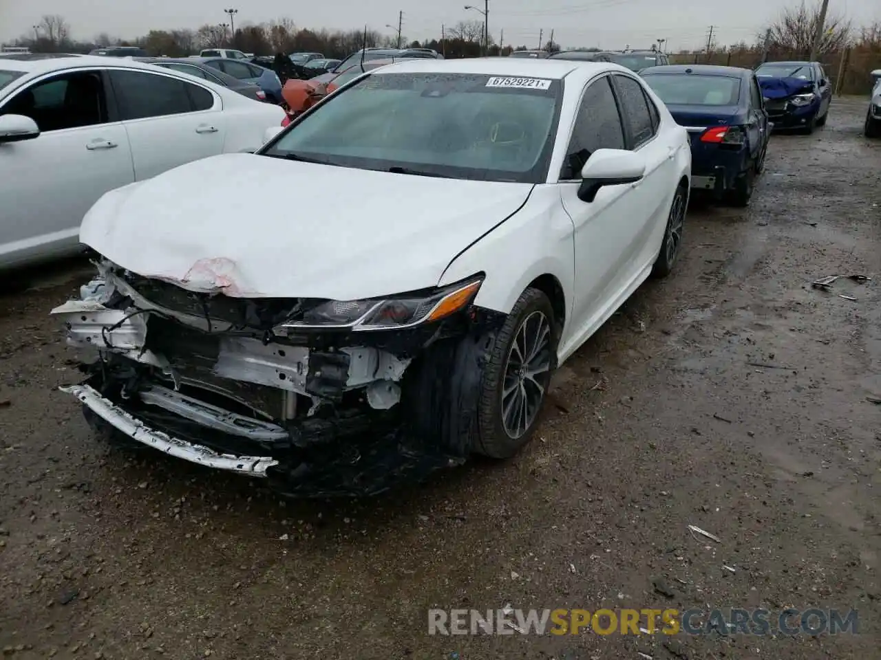 2 Photograph of a damaged car 4T1B11HK9KU838892 TOYOTA CAMRY 2019