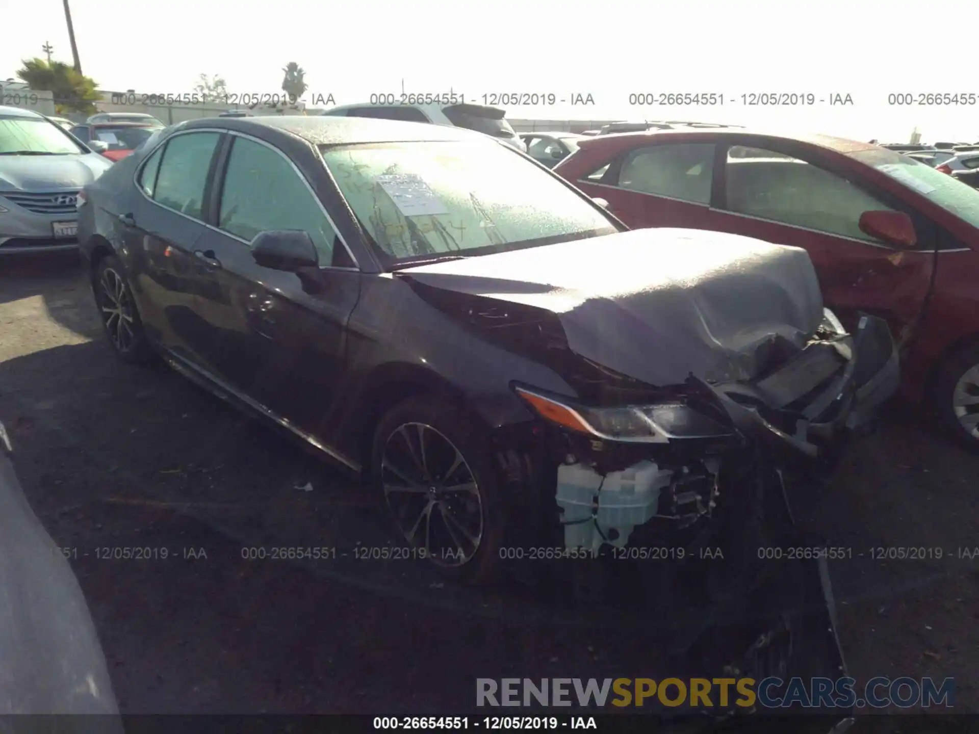 1 Photograph of a damaged car 4T1B11HK9KU838925 TOYOTA CAMRY 2019