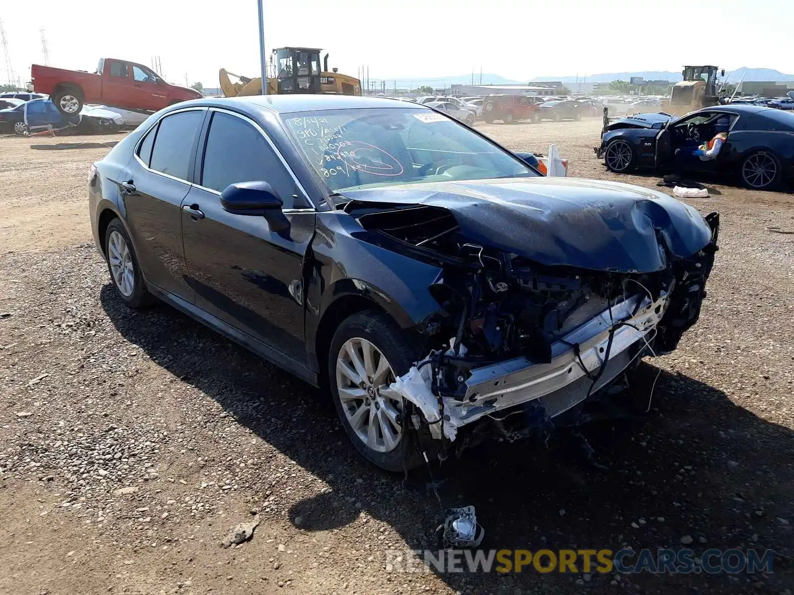 1 Photograph of a damaged car 4T1B11HK9KU842490 TOYOTA CAMRY 2019