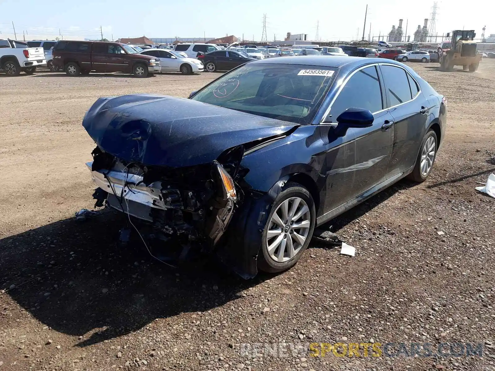 2 Photograph of a damaged car 4T1B11HK9KU842490 TOYOTA CAMRY 2019