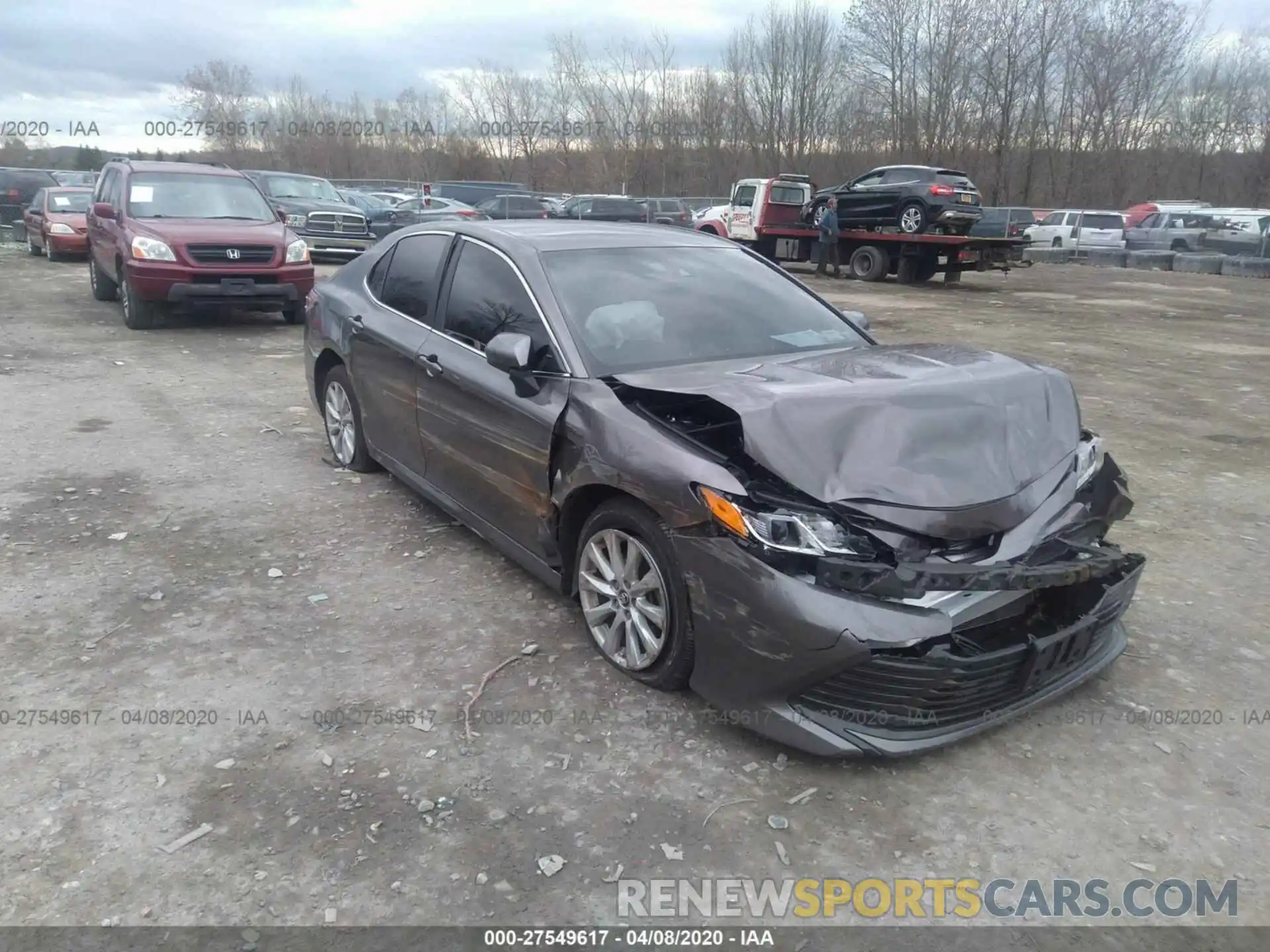 1 Photograph of a damaged car 4T1B11HK9KU844515 TOYOTA CAMRY 2019