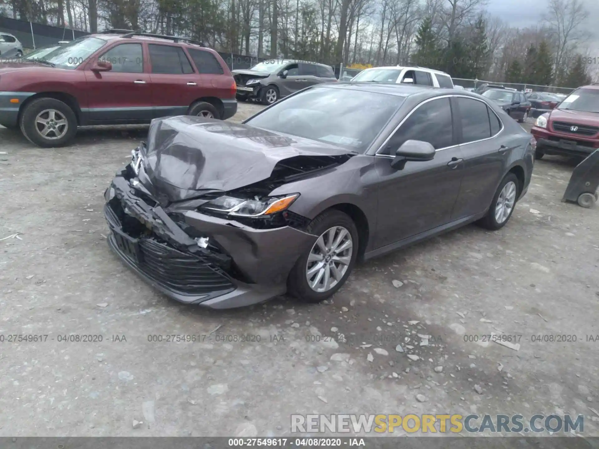 2 Photograph of a damaged car 4T1B11HK9KU844515 TOYOTA CAMRY 2019